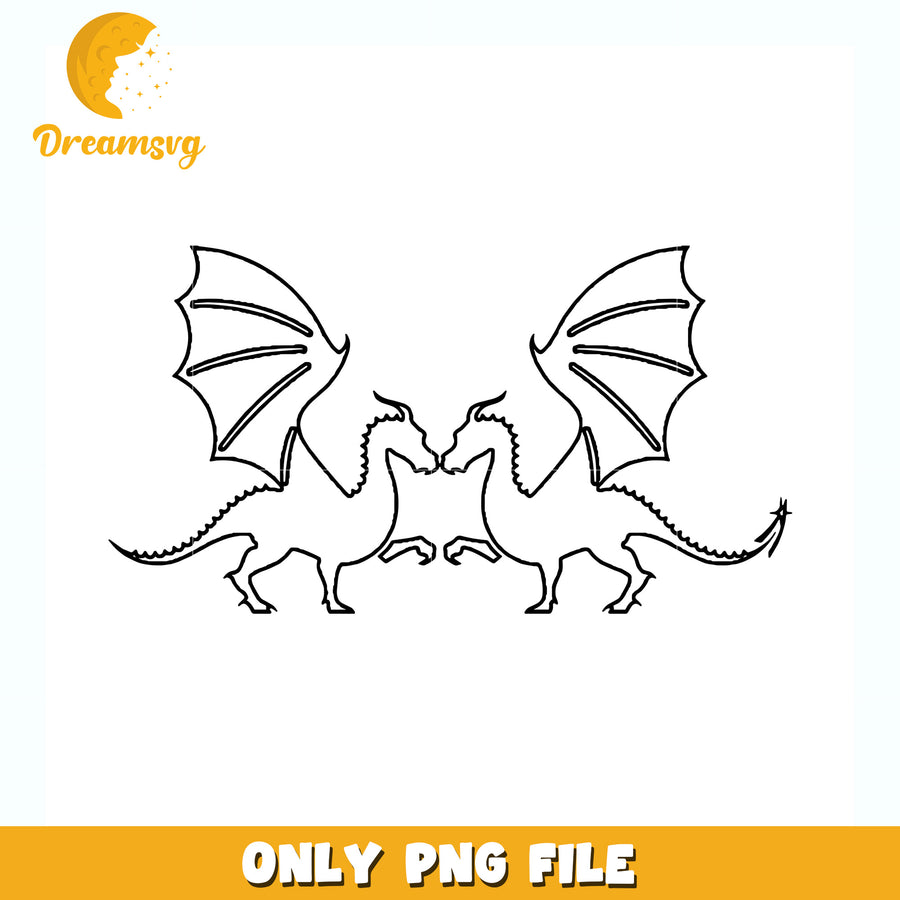 Fourth wing dragon design png, basgiath war college png, fantasy dragon png