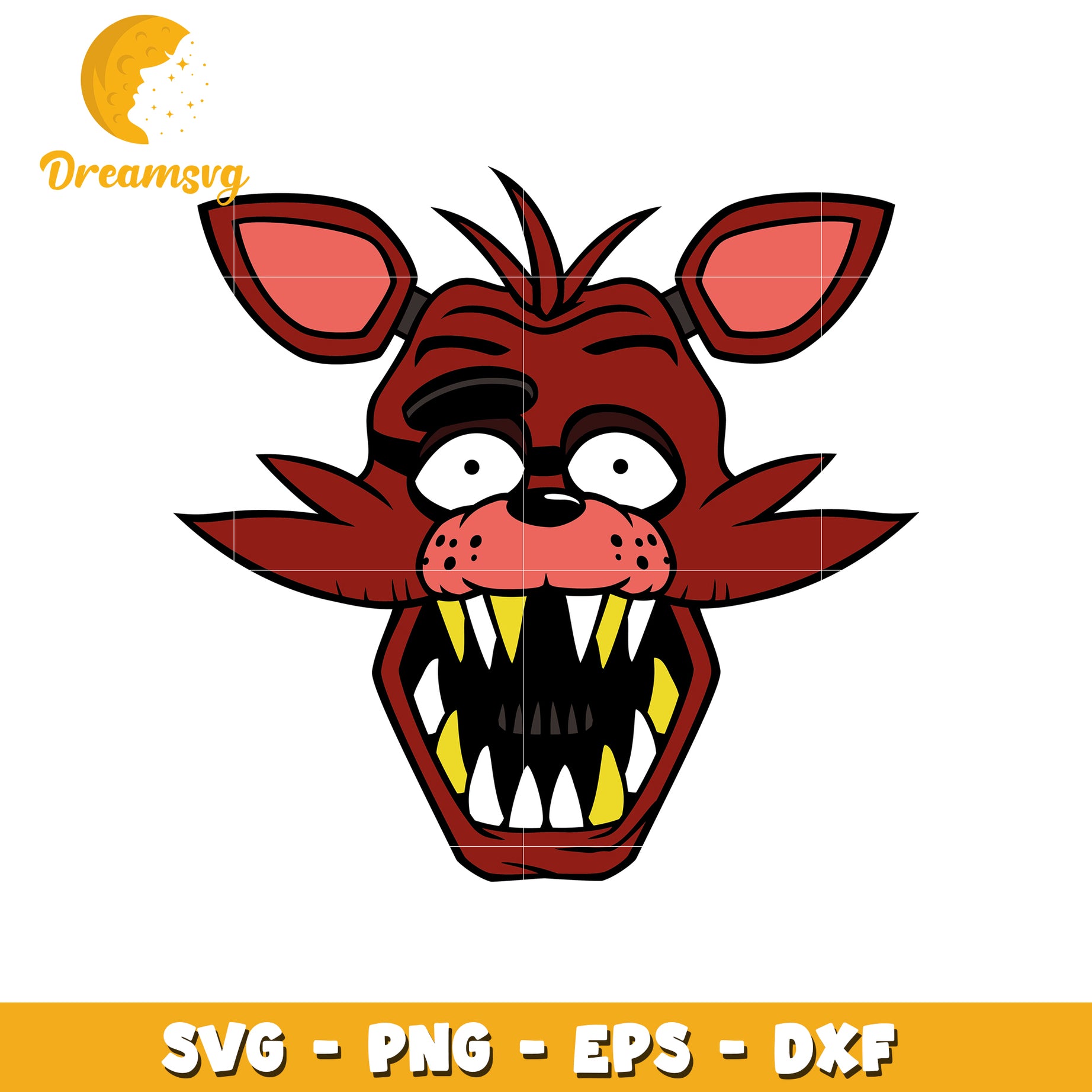 Foxy SVG PNG EPS DXF Files