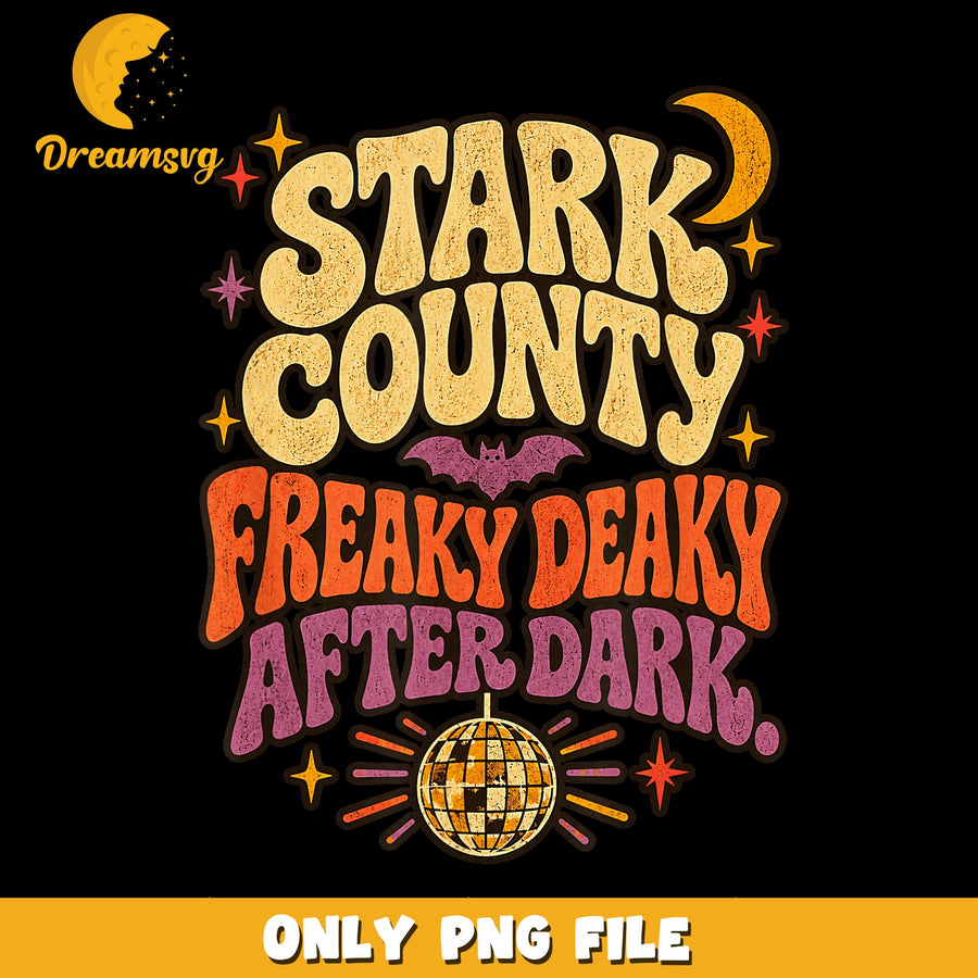 Freaky Deaky PNG, Stark County Design, Halloween Theme