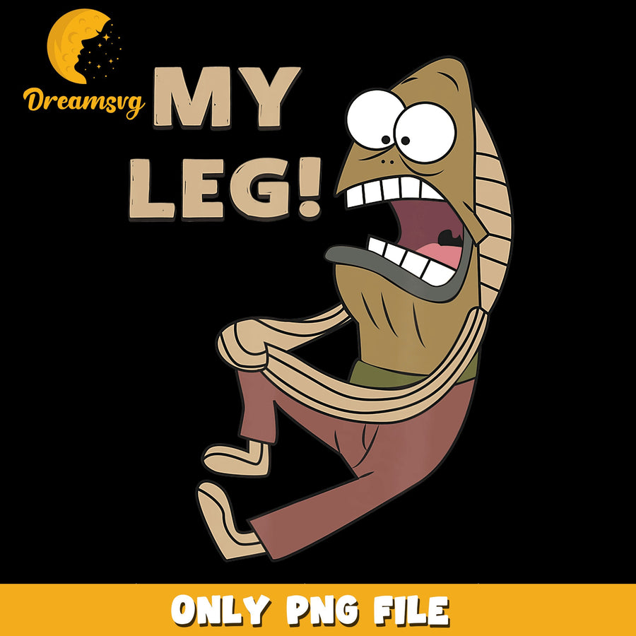 Fred The Fish My Leg SpongeBob PNG, Nickelodeon Cartoon, Funny PNG