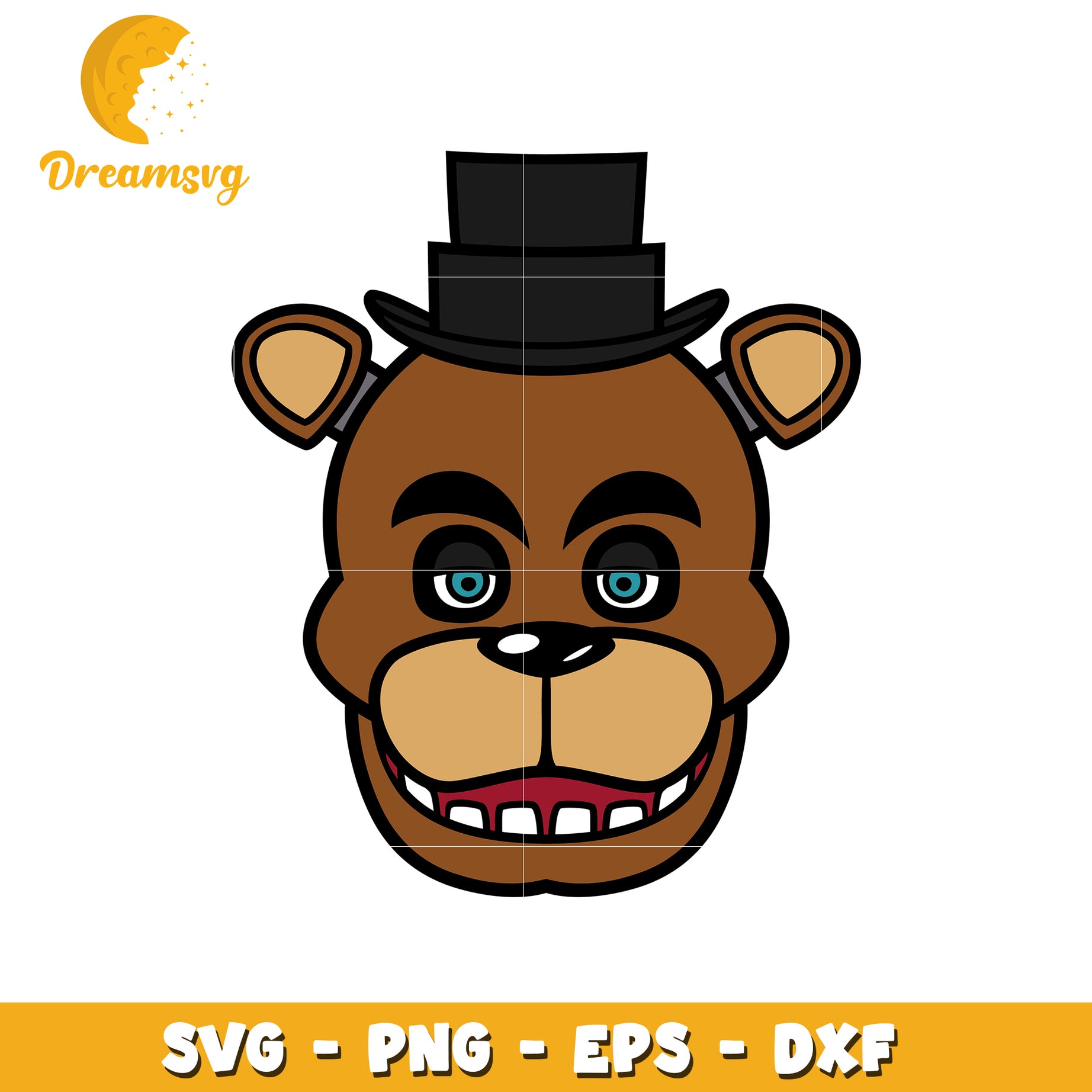 Freddy Fazbear SVG Cut File