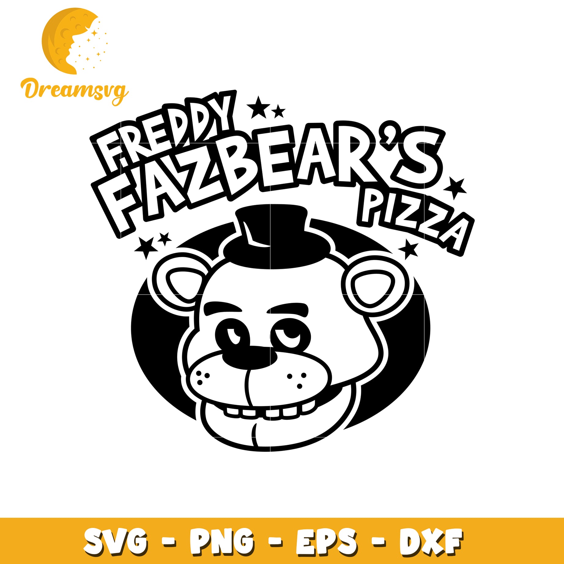 Freddy Fazbear's Pizza SVG Design for Fans and Crafters Online