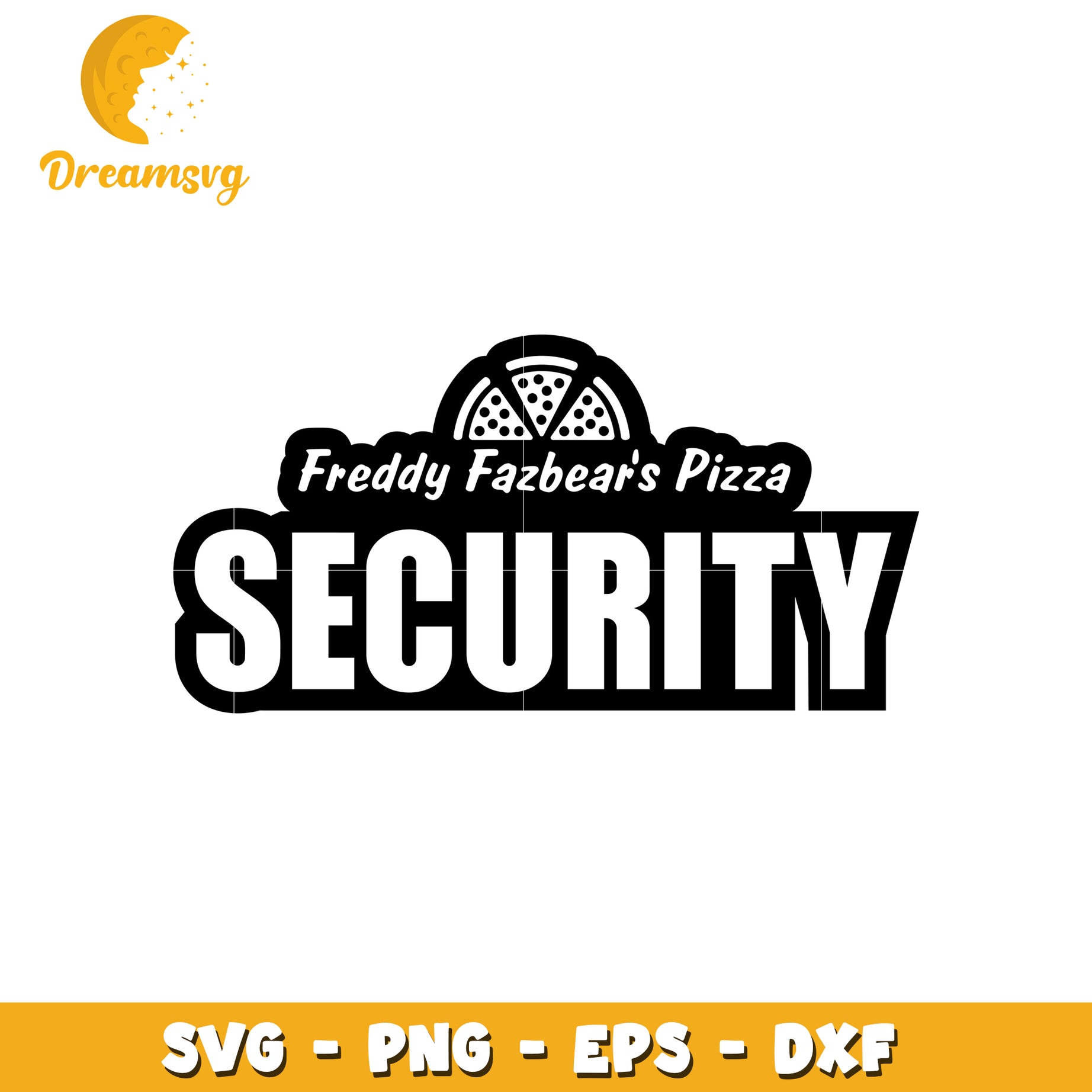 Freddy Fazbear's Pizza Security SVG Design for Creative Projects