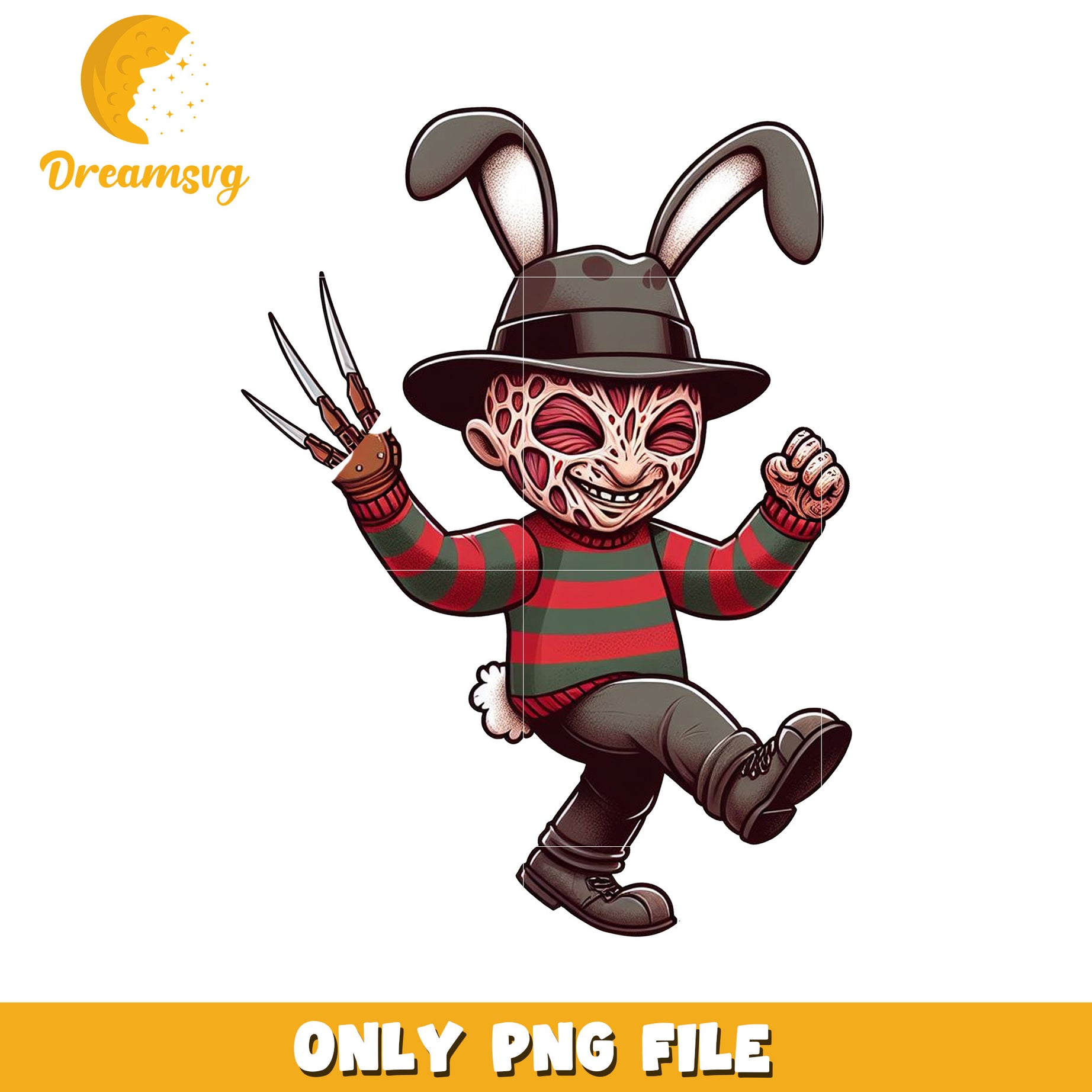 Freddy Krueger Bunny PNG