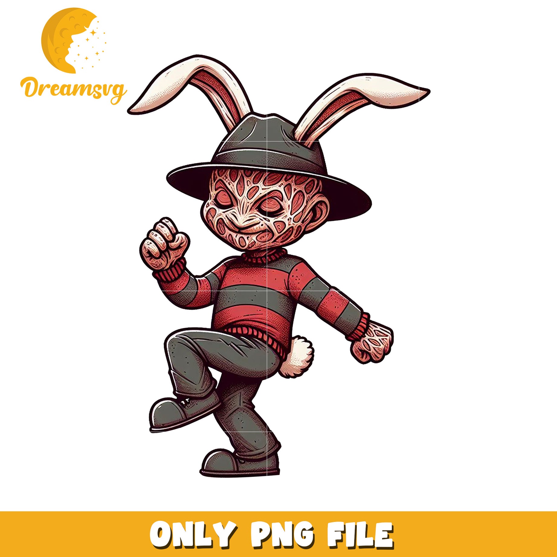 Freddy Krueger Bunny PNG File