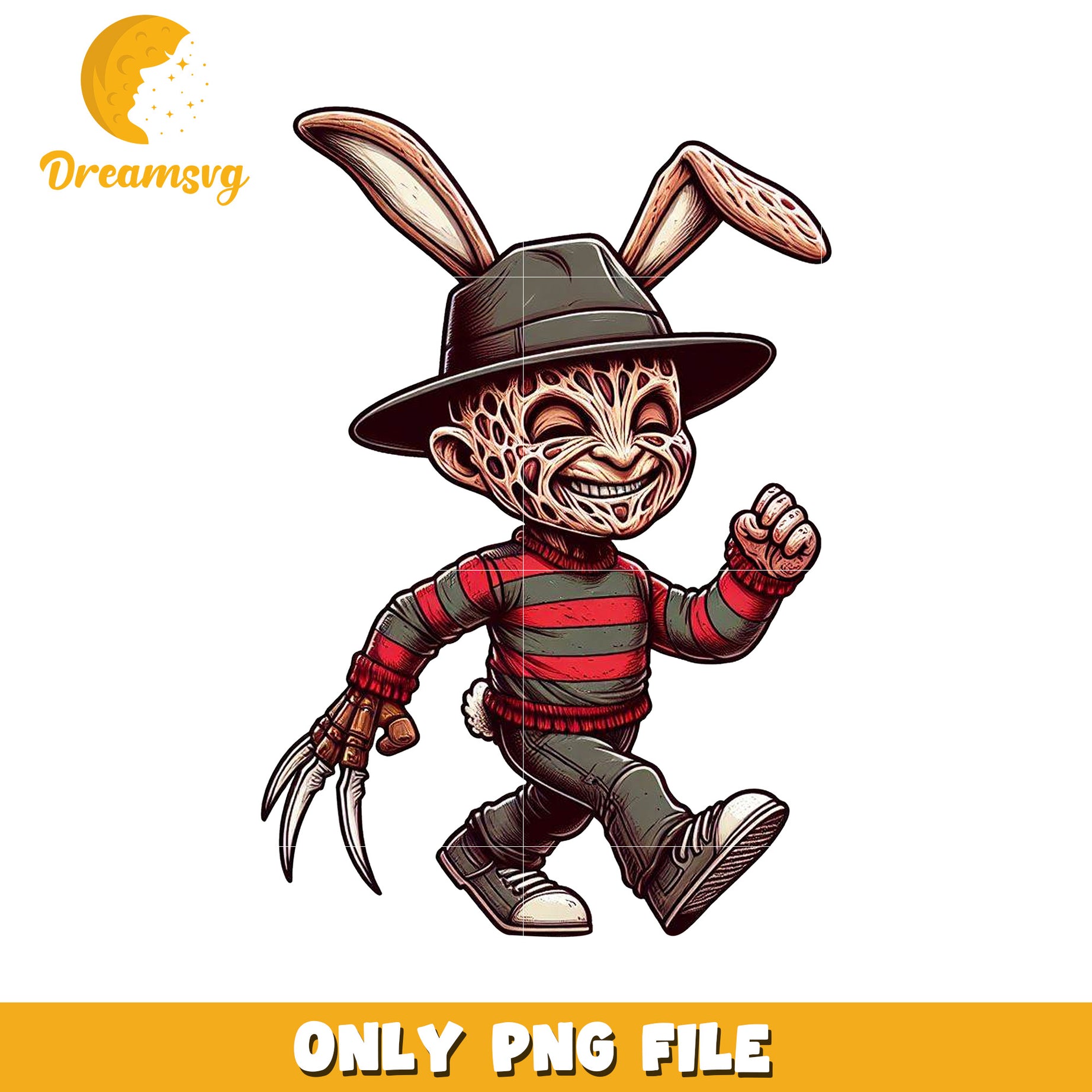 Freddy Krueger Bunny PNG Image