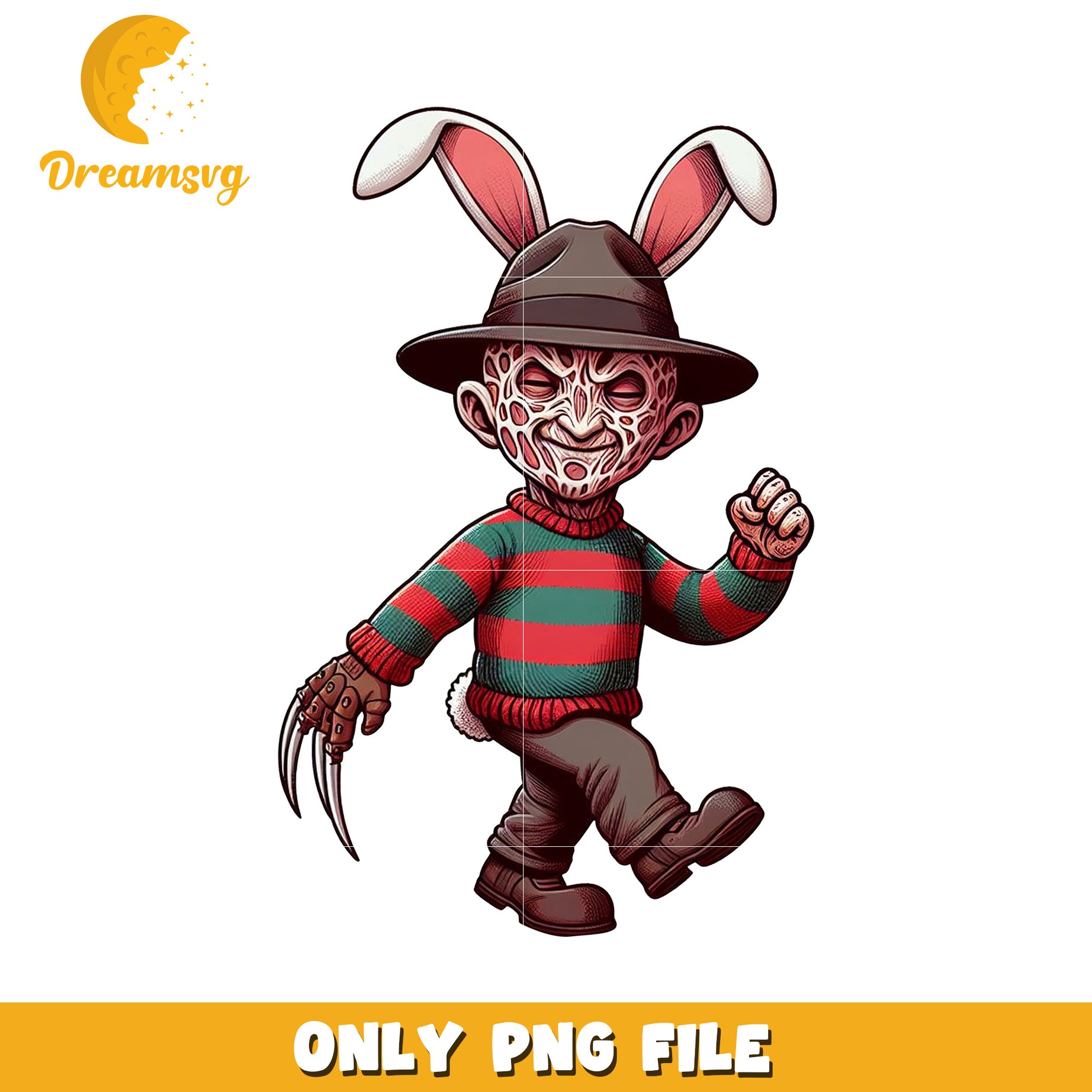 Freddy Krueger Easter Bunny PNG