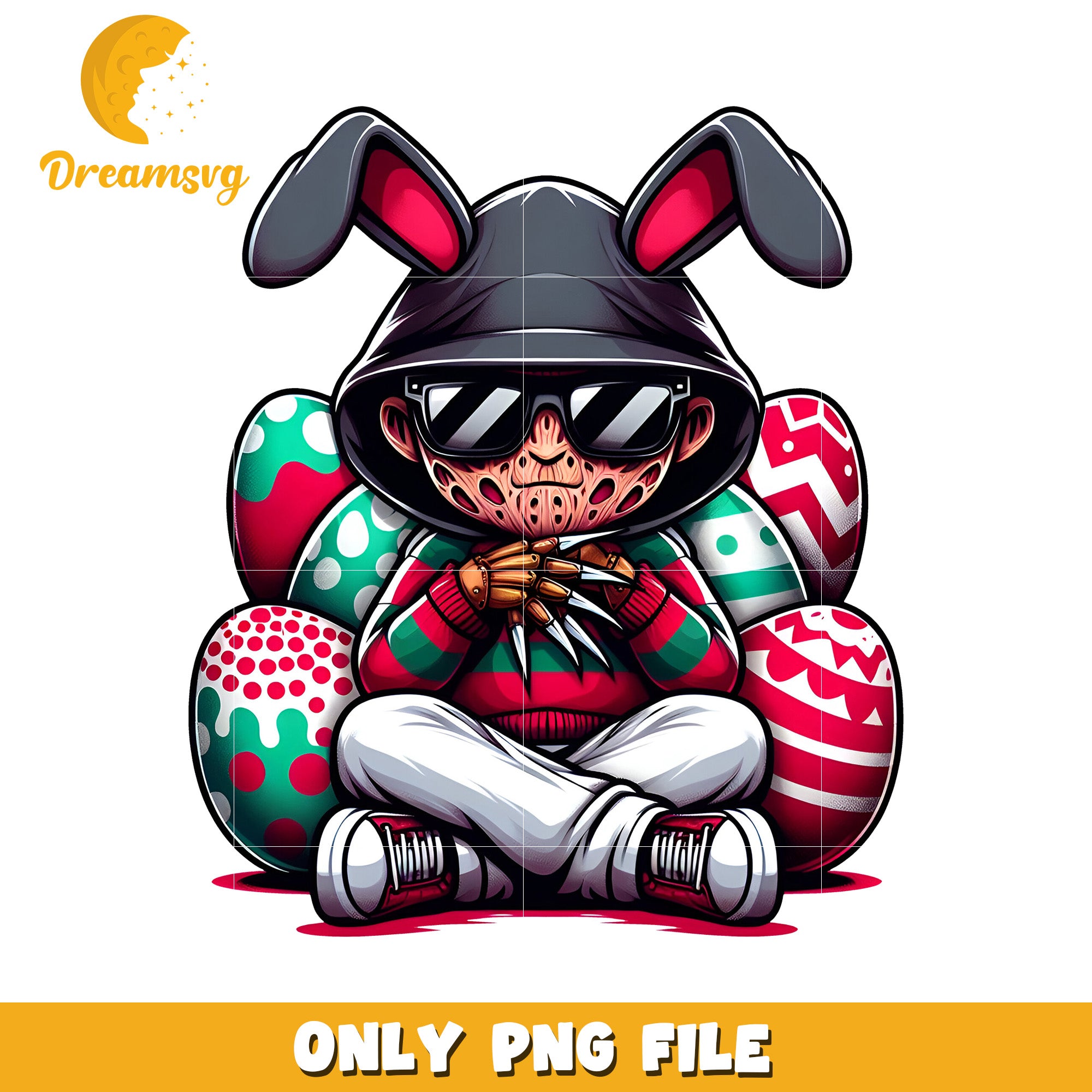 Freddy Krueger Easter Bunny PNG