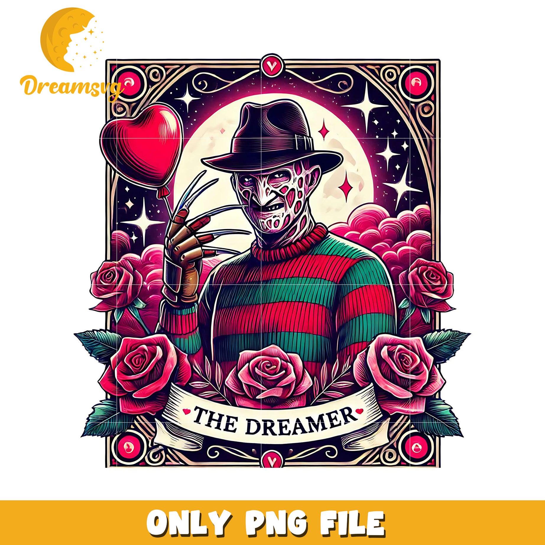 Freddy Krueger Valentines Day PNG