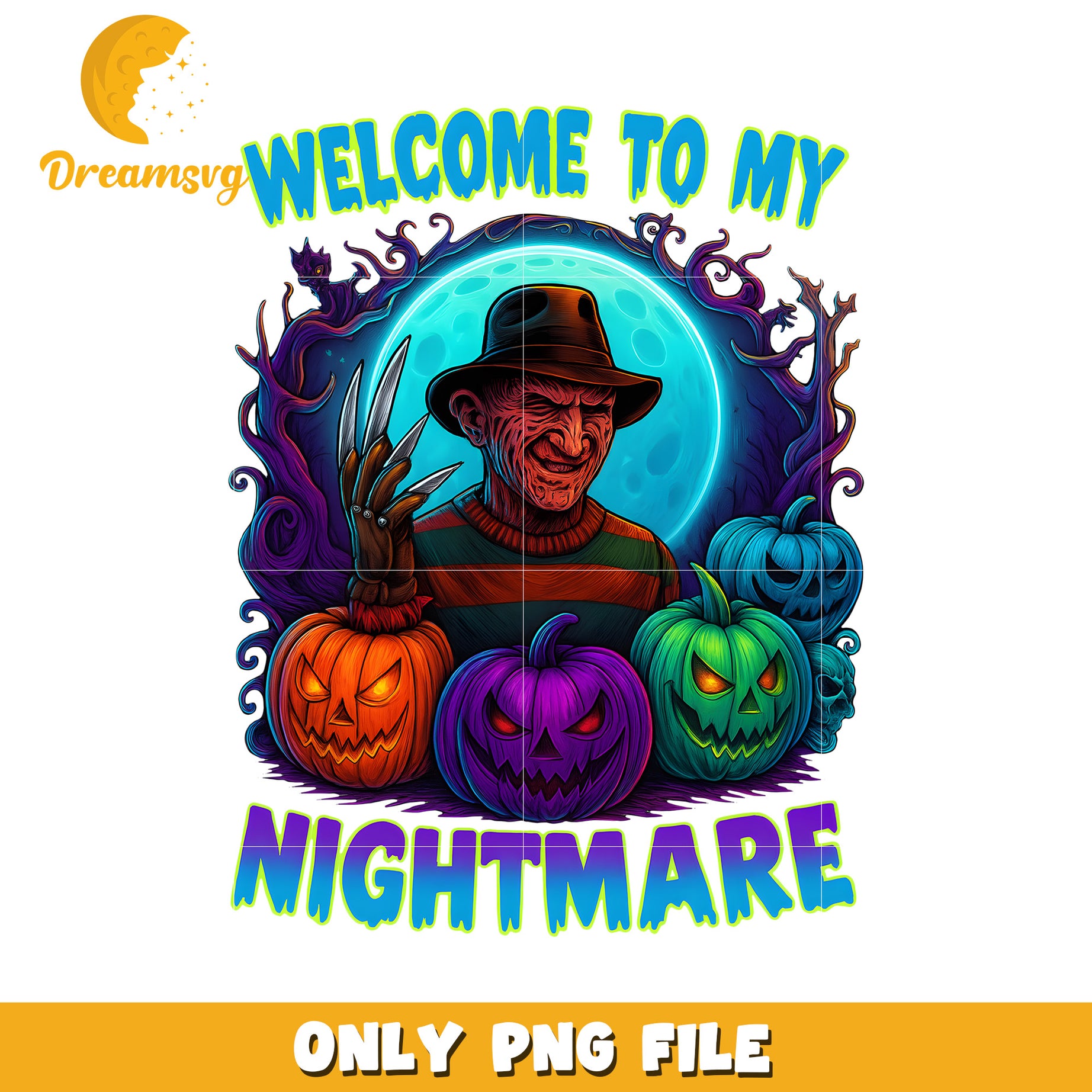 Freddy nightmare png, halloween times png, spirit halloween png