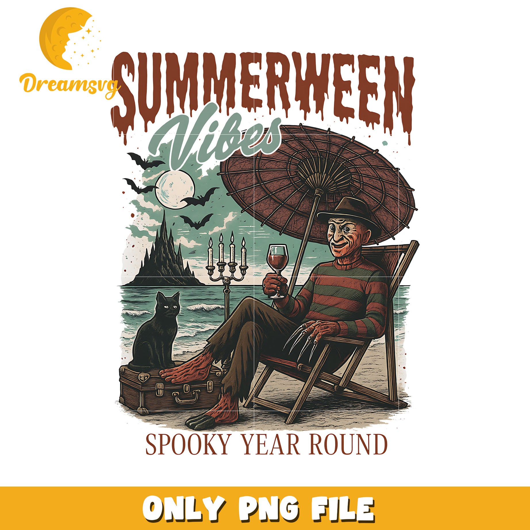 Freddy summerween png, halloween quotes png, halloween holiday png