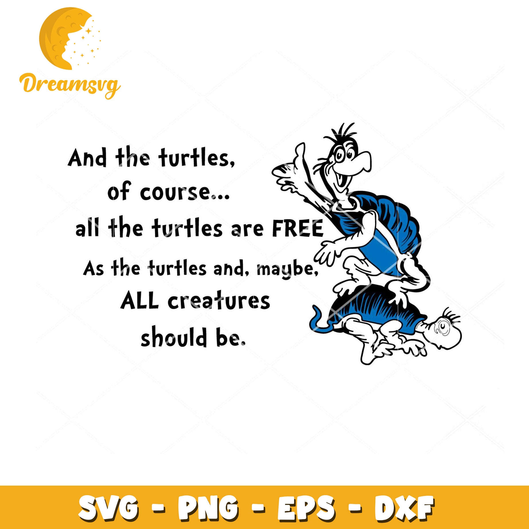 Free Turtles SVG Cut File