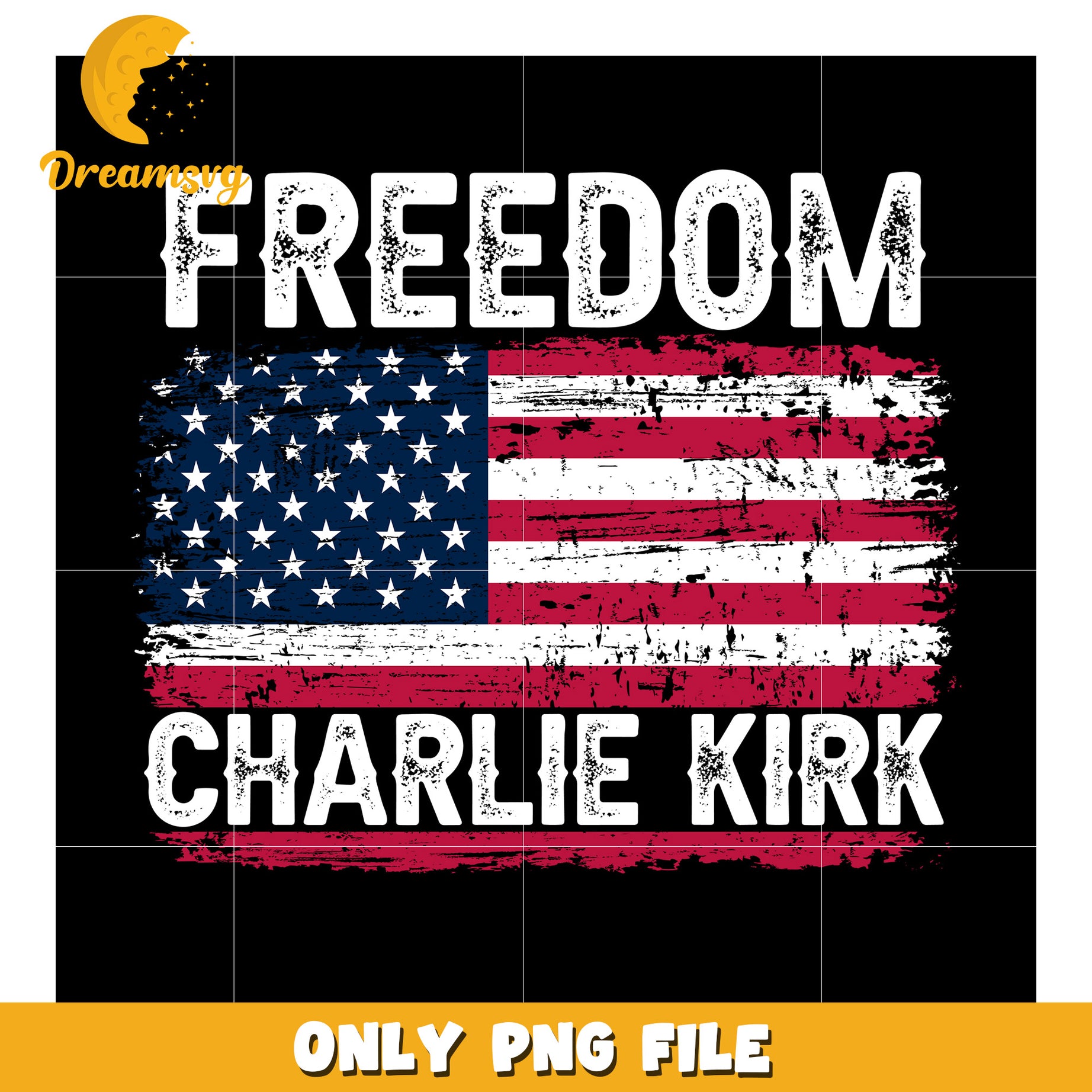 Freedom america flag png, charlie kirk flashed​​​​ png, freedom charlie kirk png