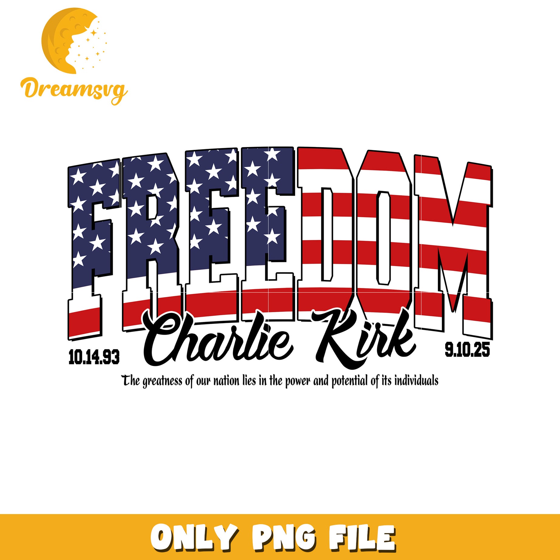 Freedom charlie kirk design png, charlie kirk net worth​ png, freedom america​ png