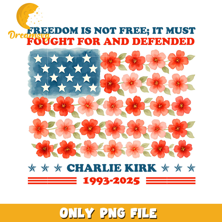 Freedom is not free it must png, charlie kirk flashed​​​​ png, freedom charlie kirk png