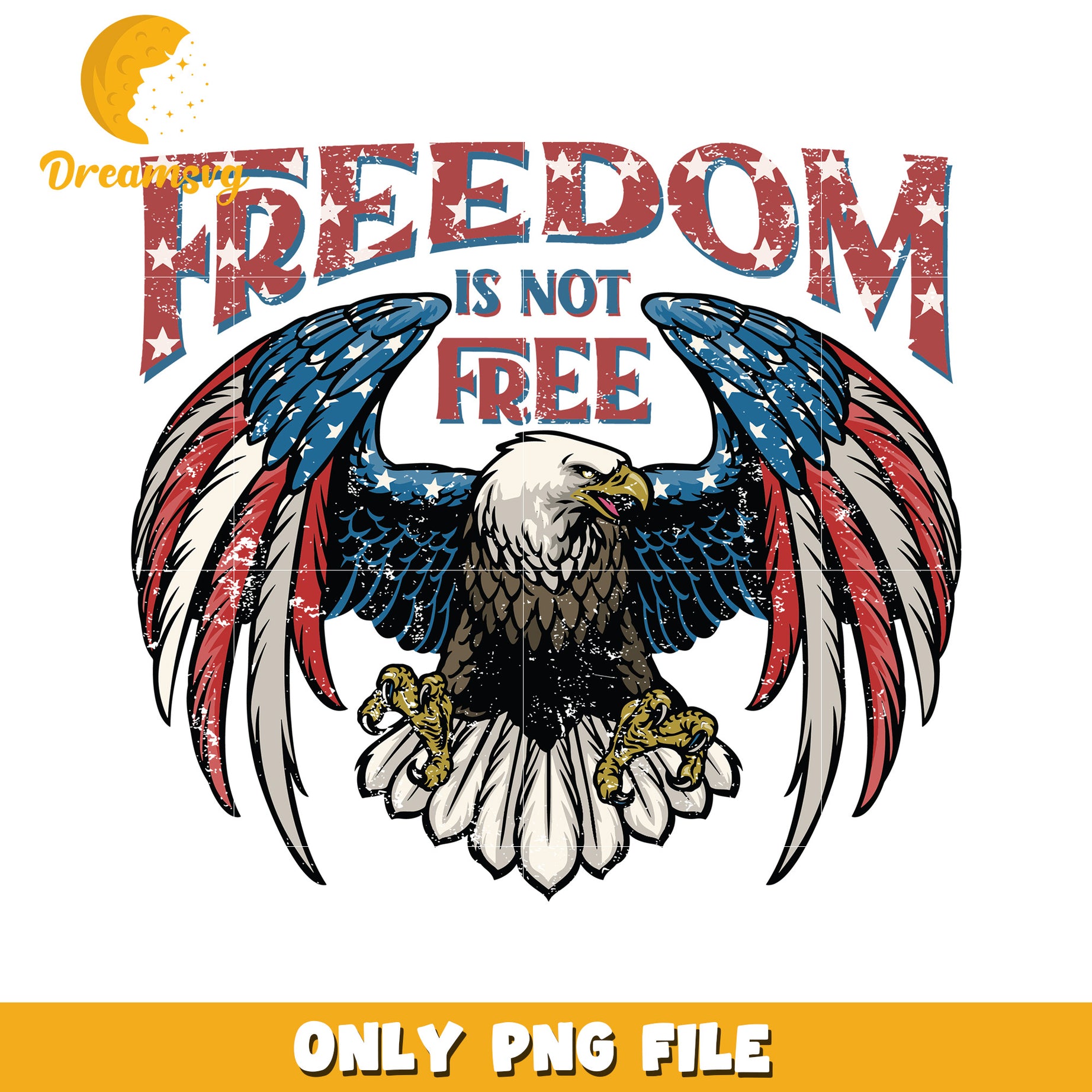 Freedom is not free png, patriotic quote png, usa pride png