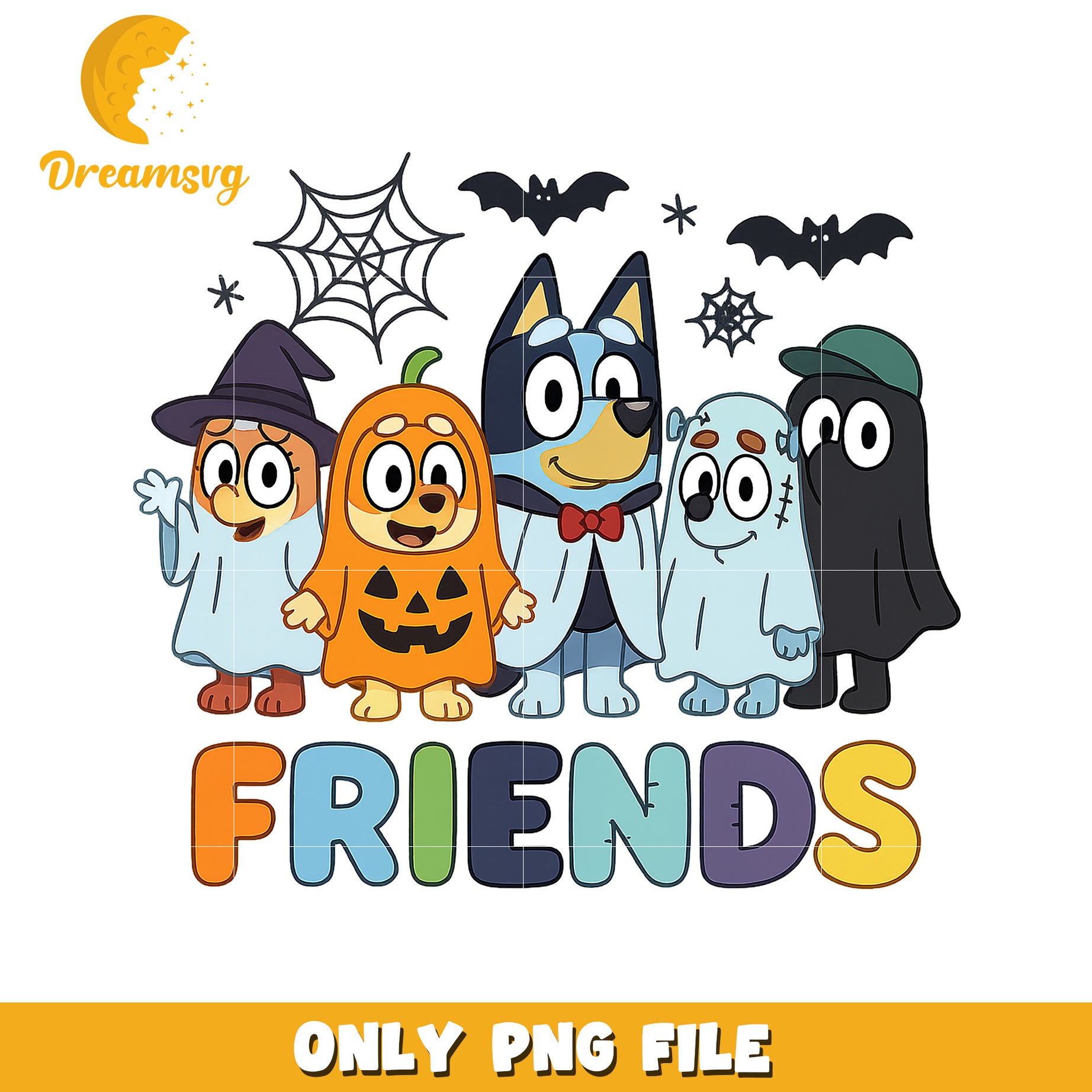 Friends halloween png, spirit halloween png, trick or treat png