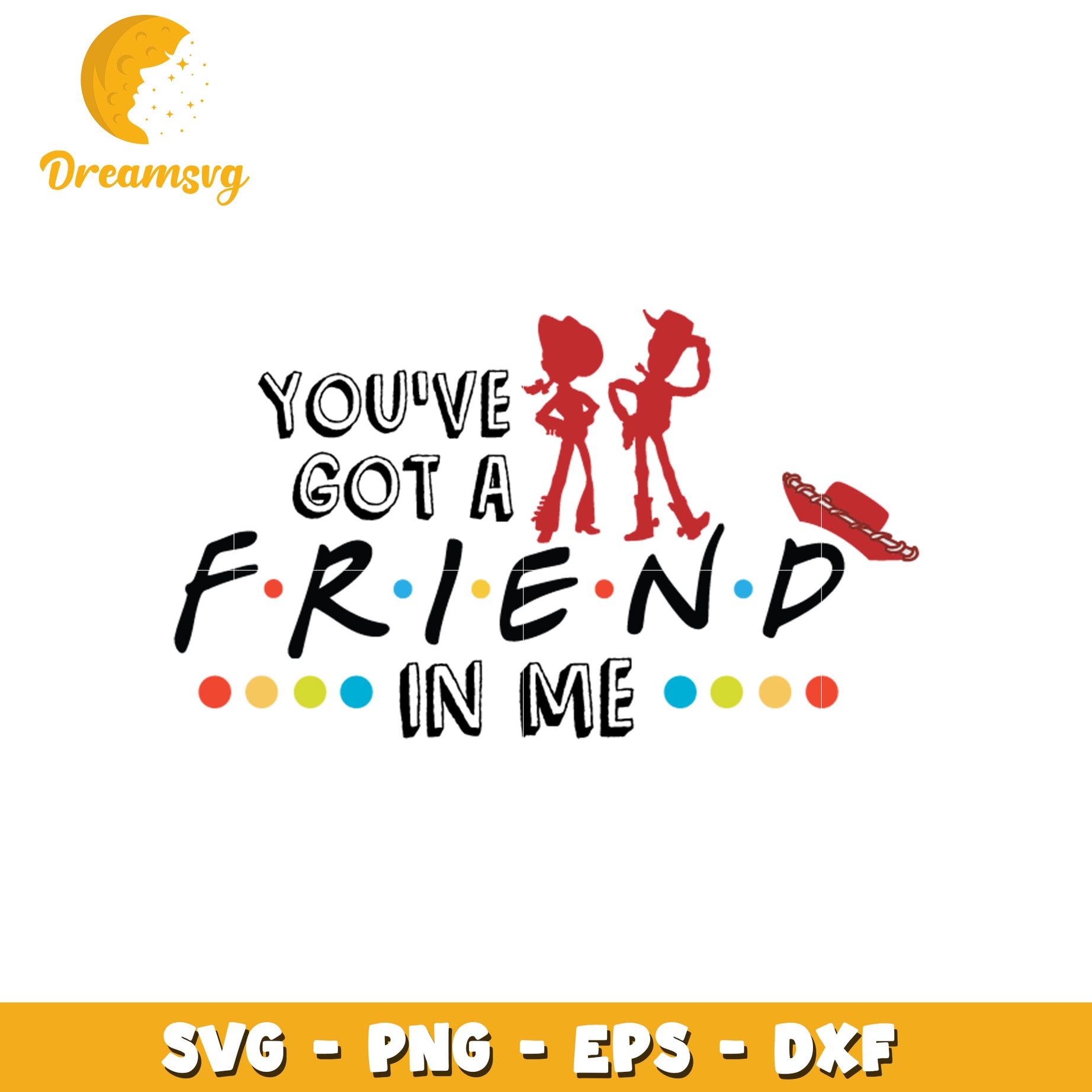 Friendship Quote SVG Design for Crafts and DIY Projects