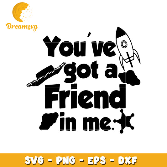Friendship Quote SVG Design for Crafts and Decor