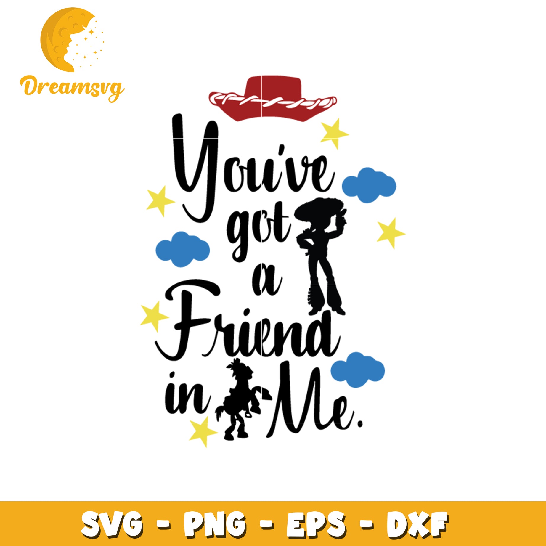 Friendship Quote SVG Design for Creative Projects