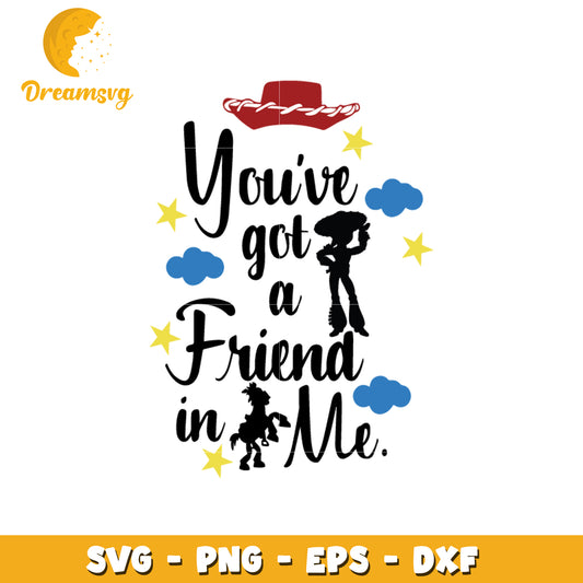 Friendship Quote SVG Design for Creative Projects