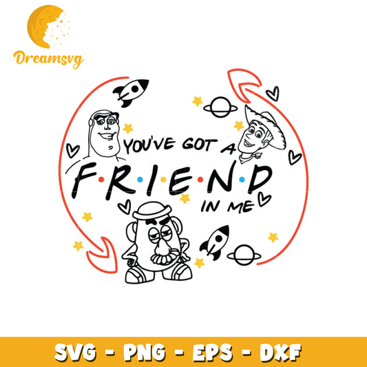 Friendship Quote SVG Design for Fun Crafts and Projects