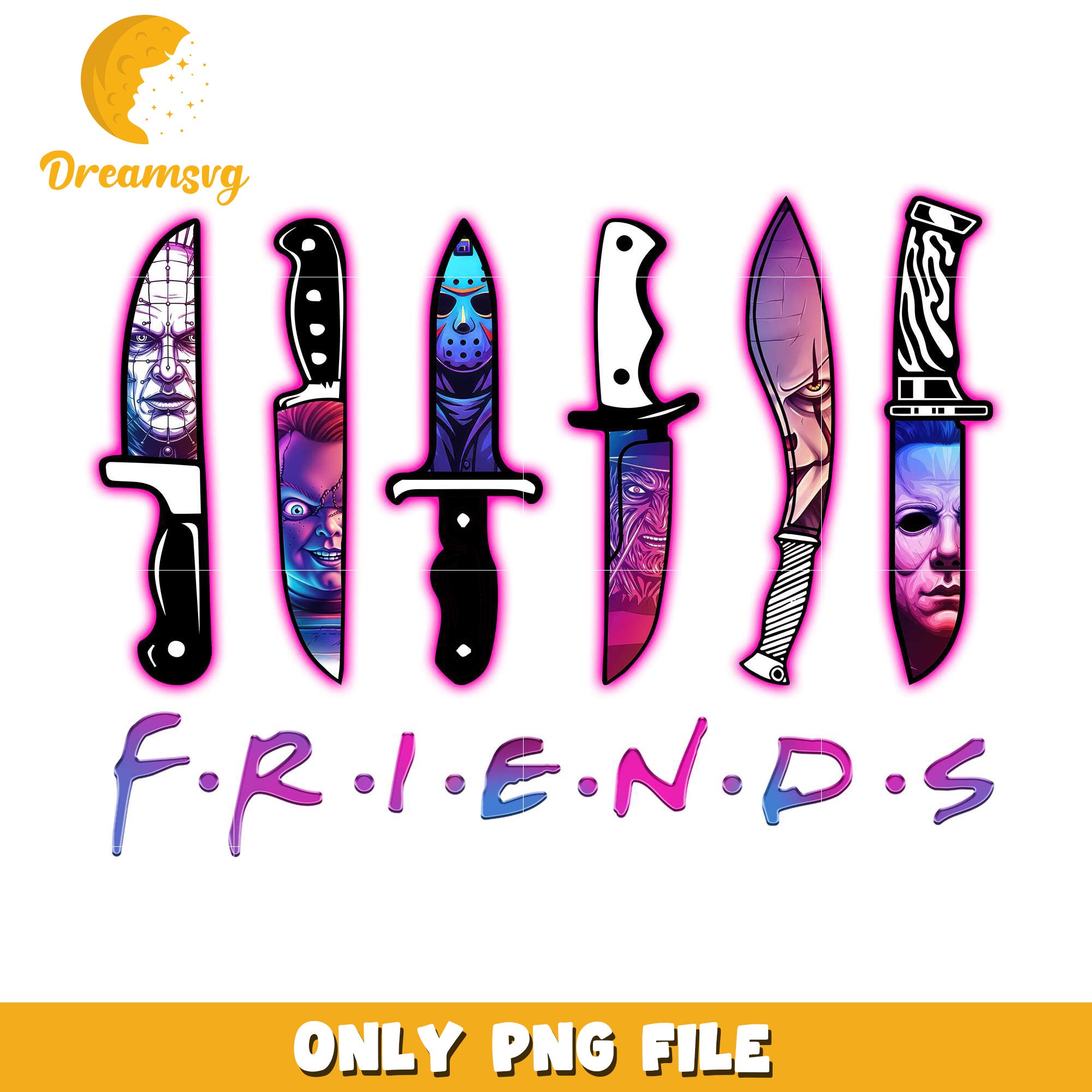 Friends knifes png, halloween kills​​​ png, halloween decorations​​ png