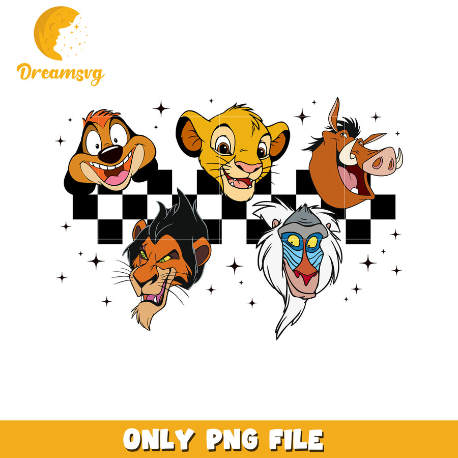 Friends lion king characters png, simba and nala png, timon and pumbaa png