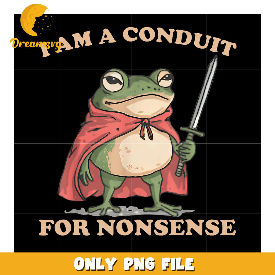 Frog Knight PNG Conduit for Nonsense