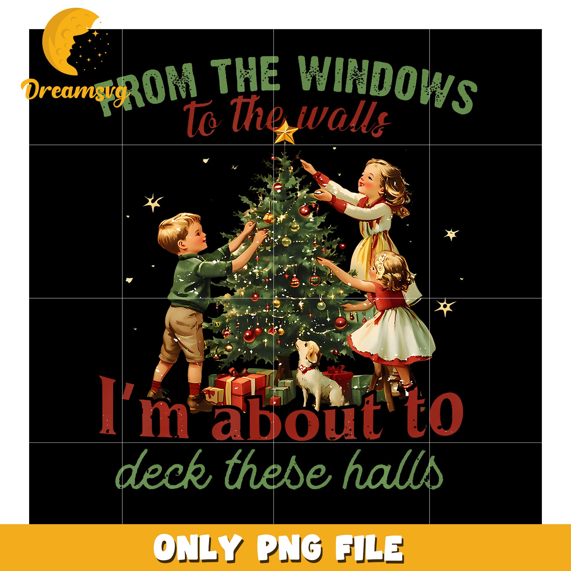 From The Windows To The Walls png, funny saying png, christmas meme png