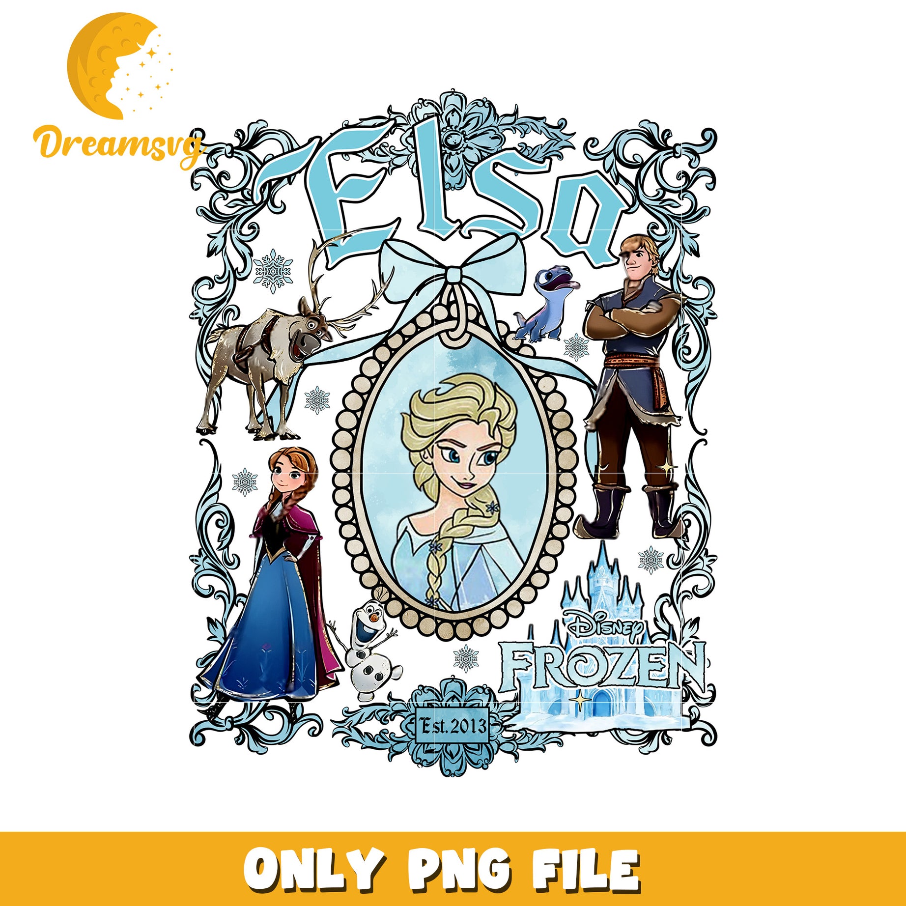 Frozen movie characters png, disney toys png, disney movie png