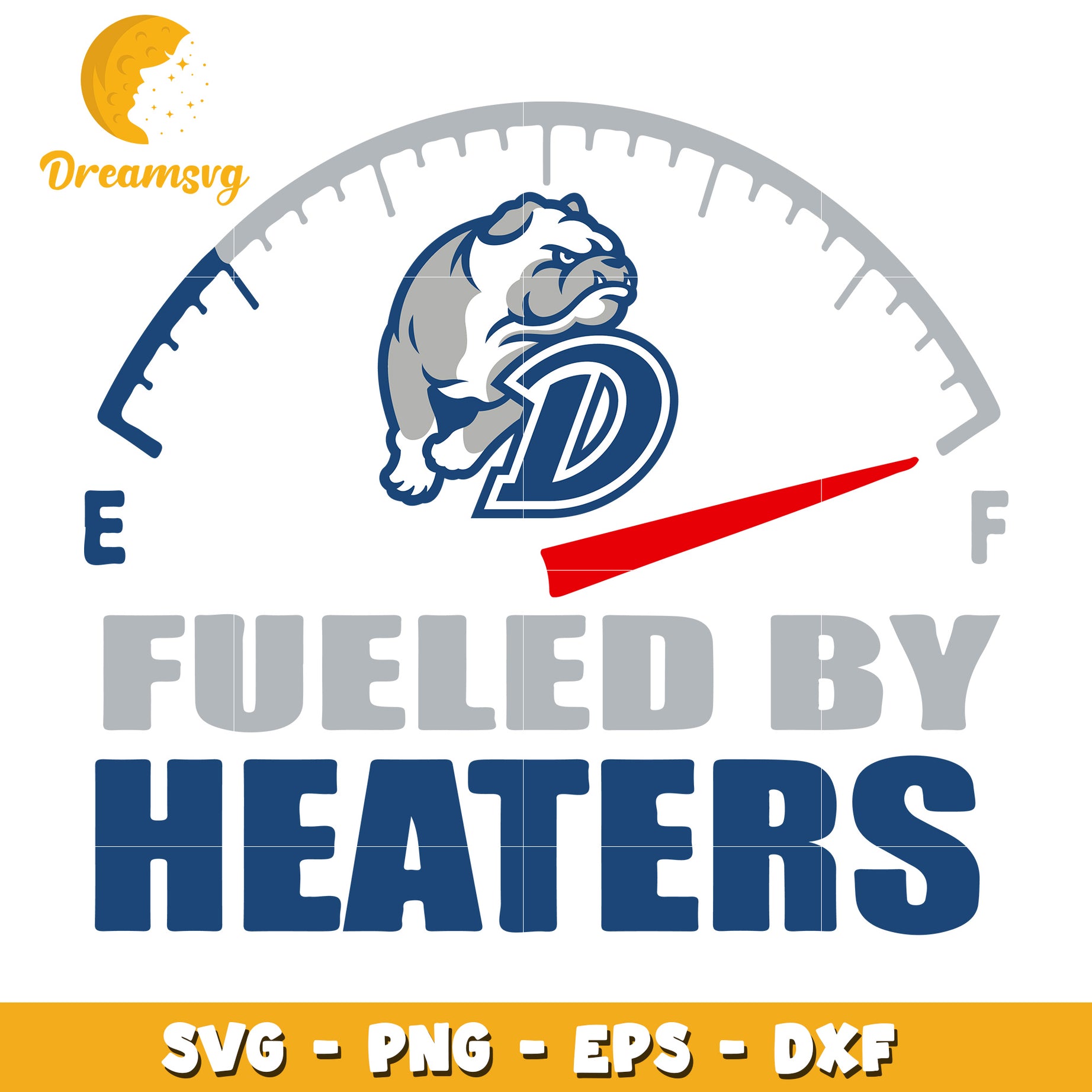 Fueled by Heaters SVG Graphic for Sports and Team Designs