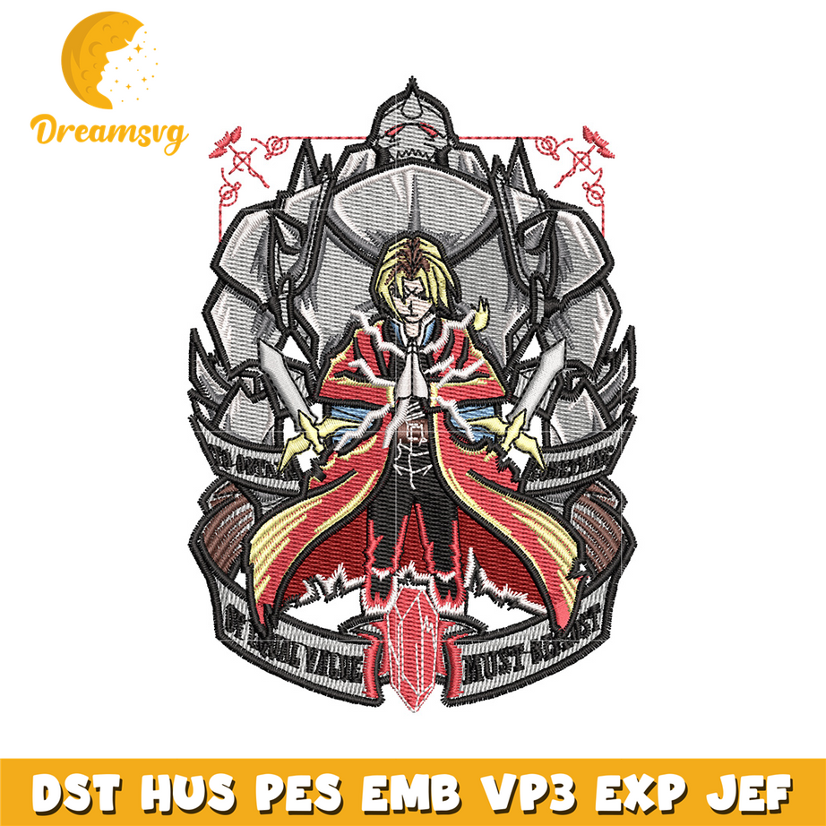 Full metal embroidery design