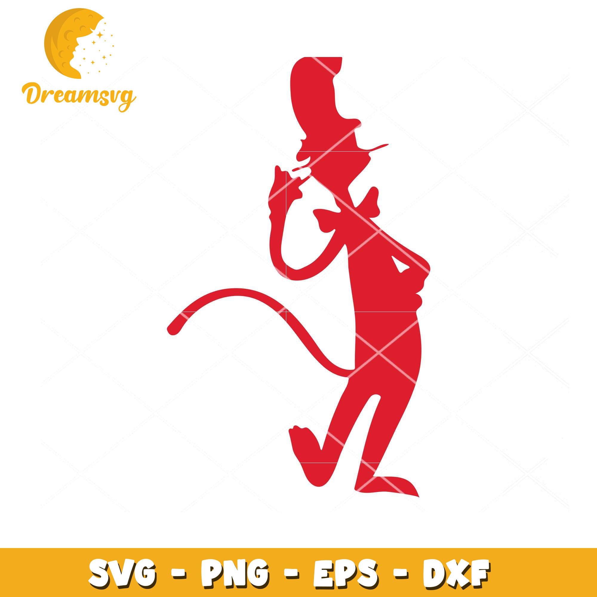 Fun Cat Silhouette SVG for Creative Crafts and DIY Projects