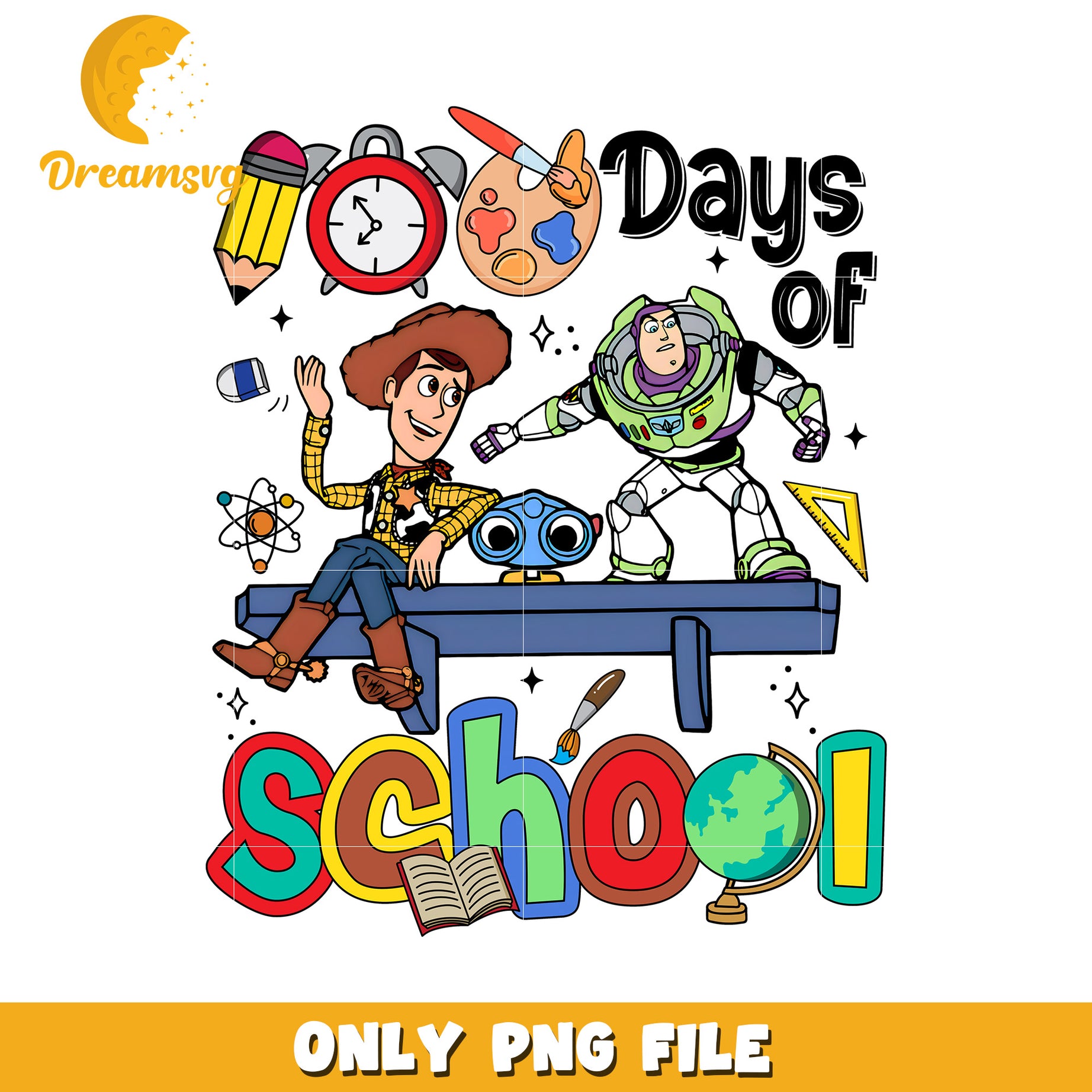 Fun Days of School PNG Design for Kids and Teachers