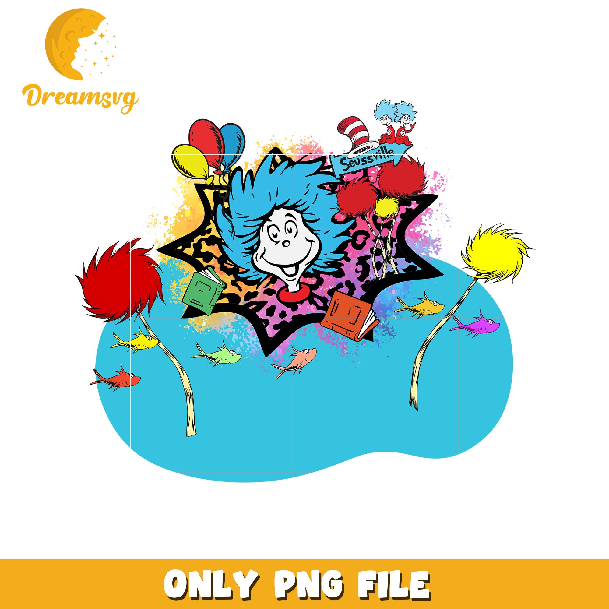 Fun Dr Seuss PNG File for Creative Projects and Crafts