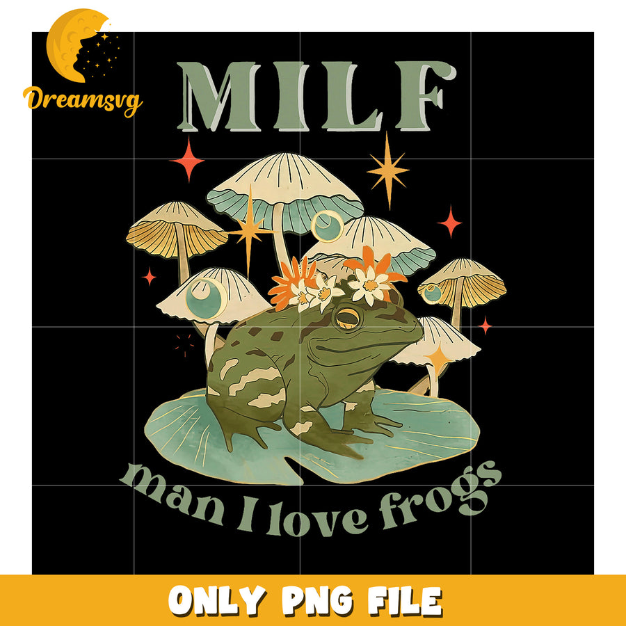 Fun Frog Design for Nature Lovers PNG File Download