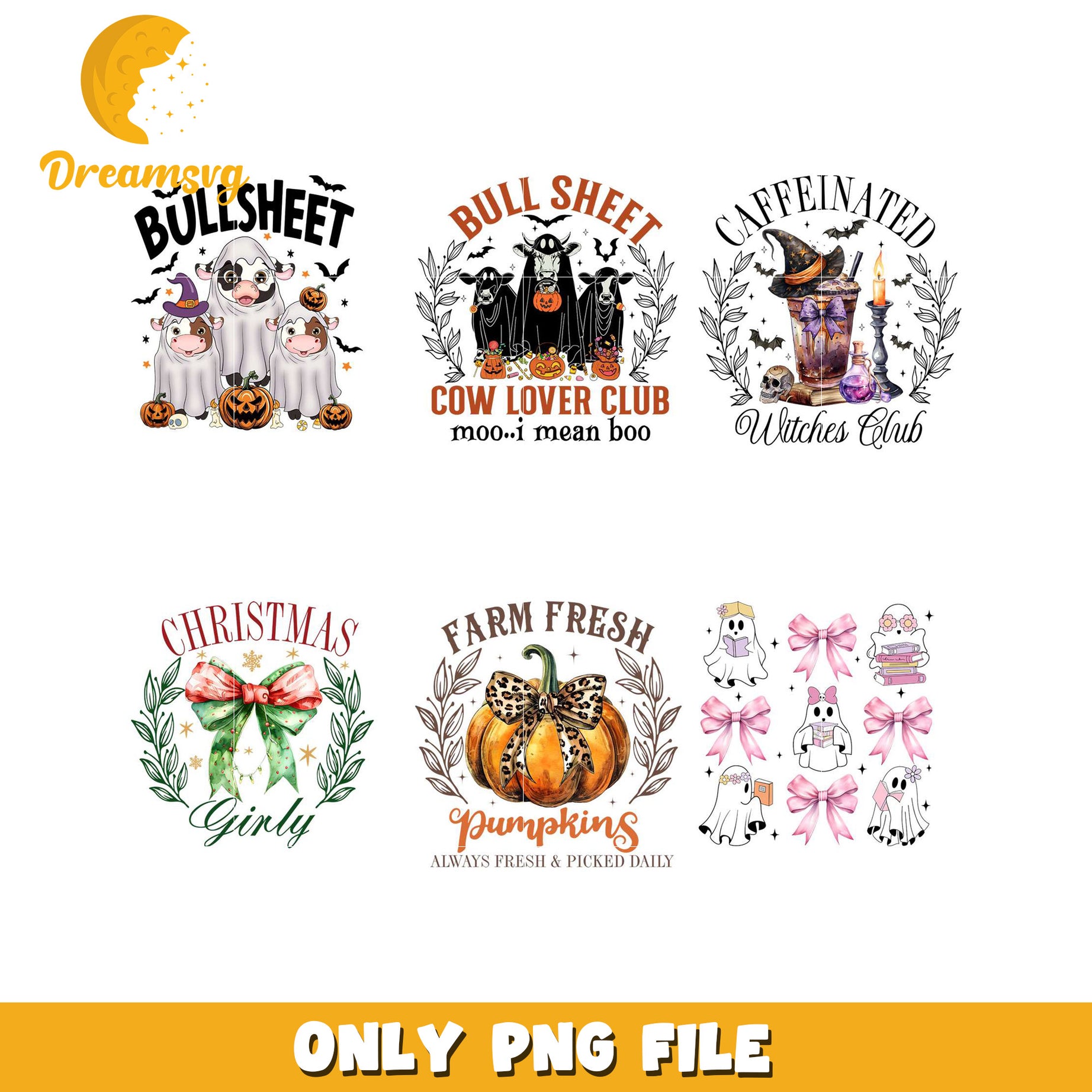 Fun Seasonal Bundle of PNG Designs for Every Occasion