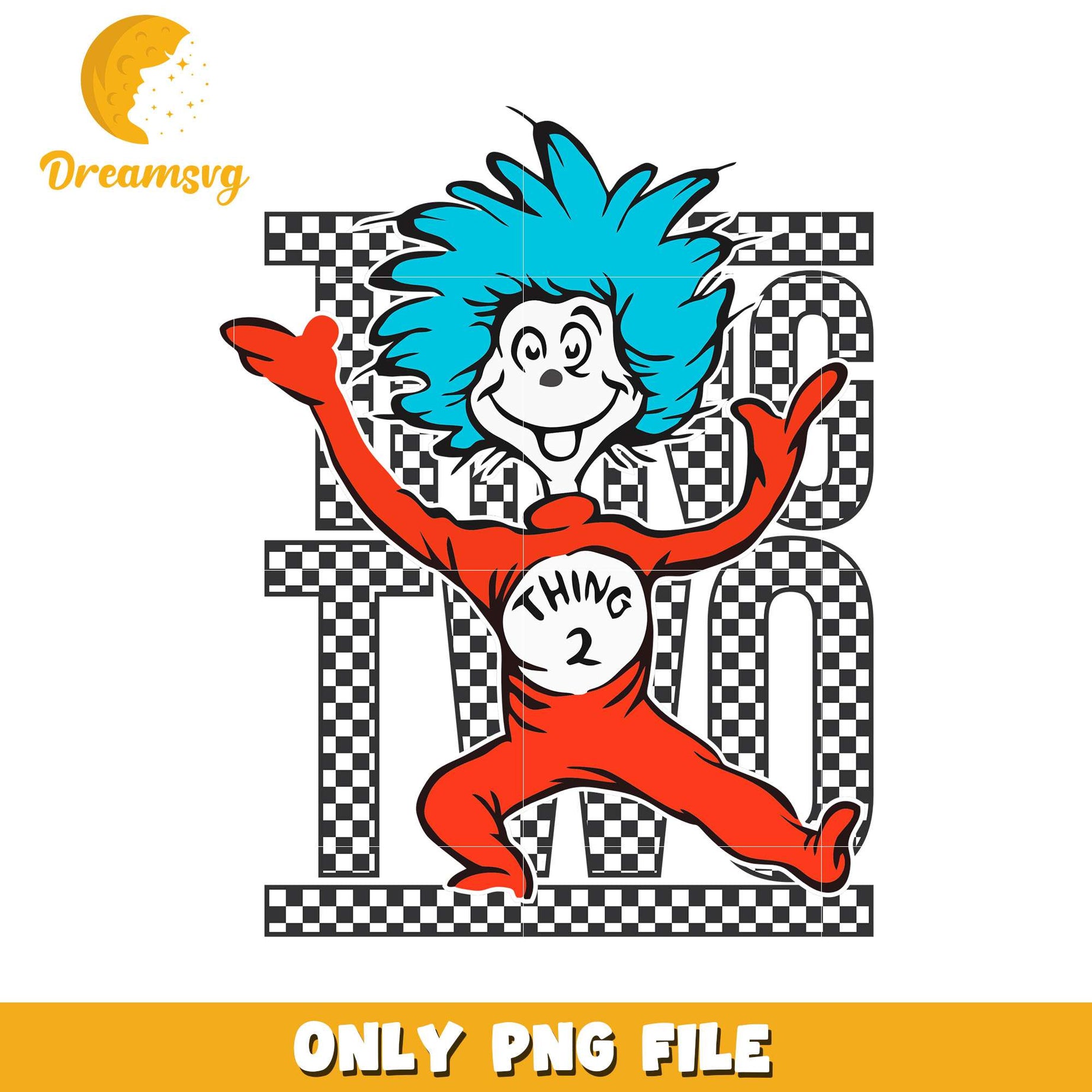 Fun Thing 2 Character PNG File for Creative Projects