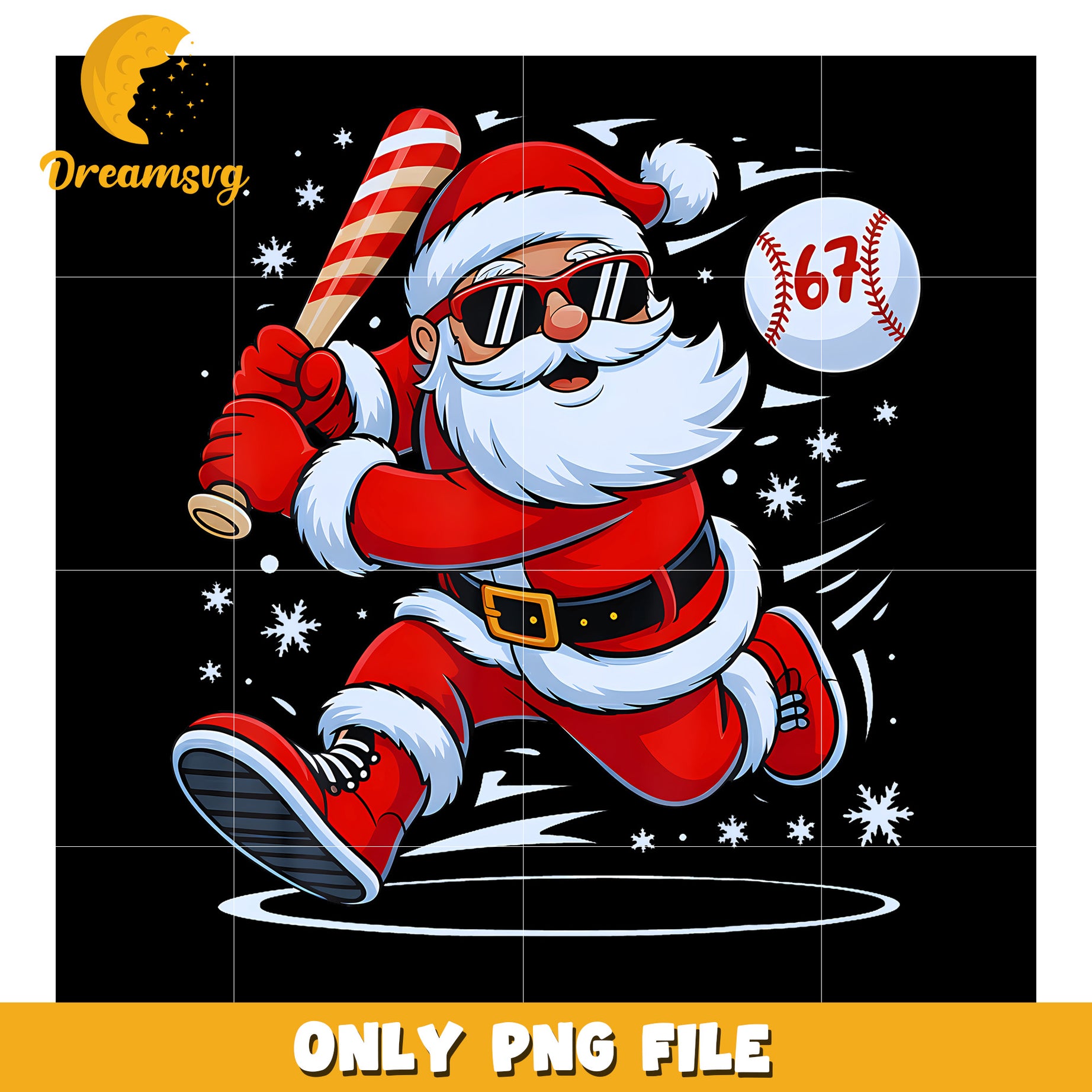 Funny Baseball Santa 67 png, funny christmas png, christmas tree png