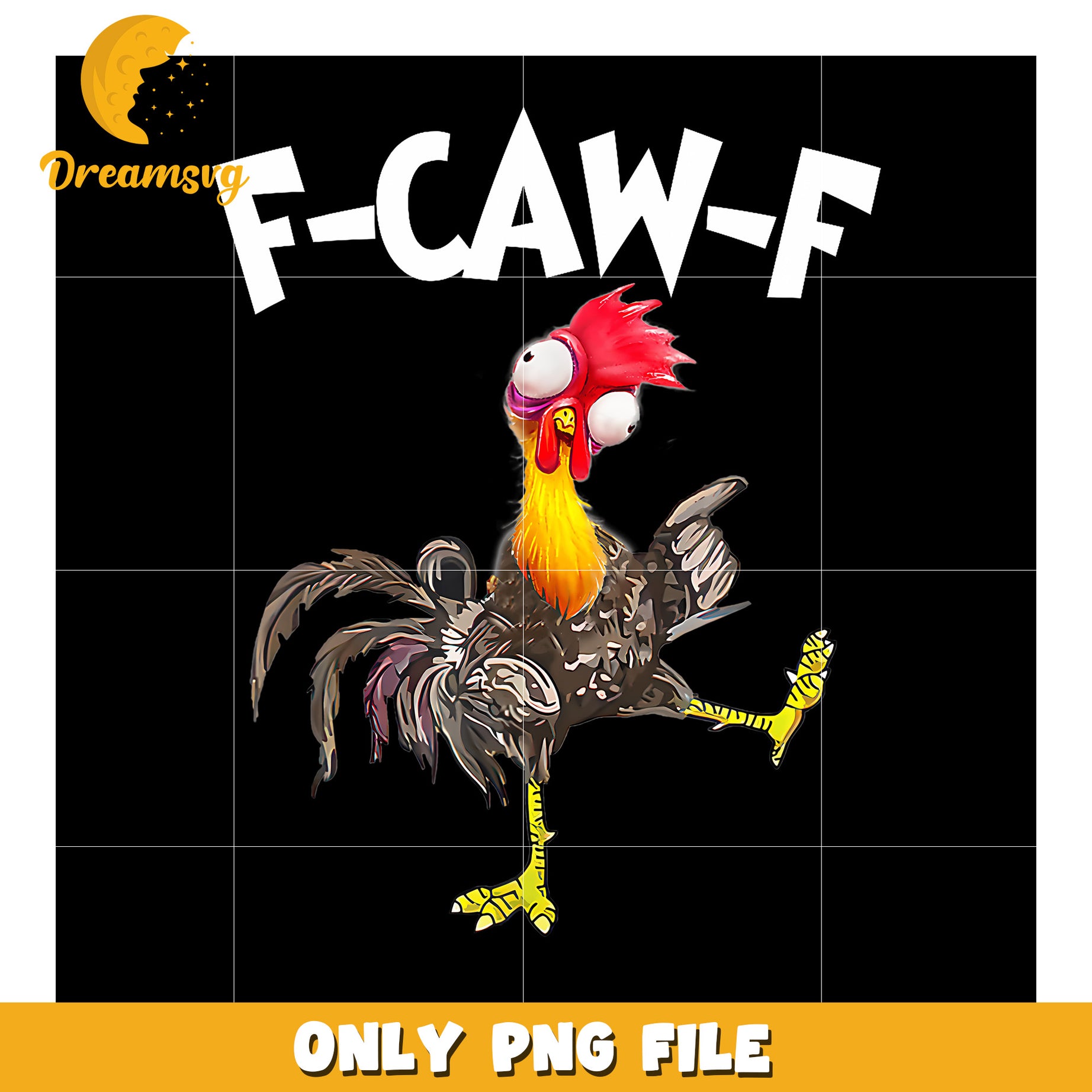 Funny Chicken Fcawf png, halloween candy png, trick or treat png