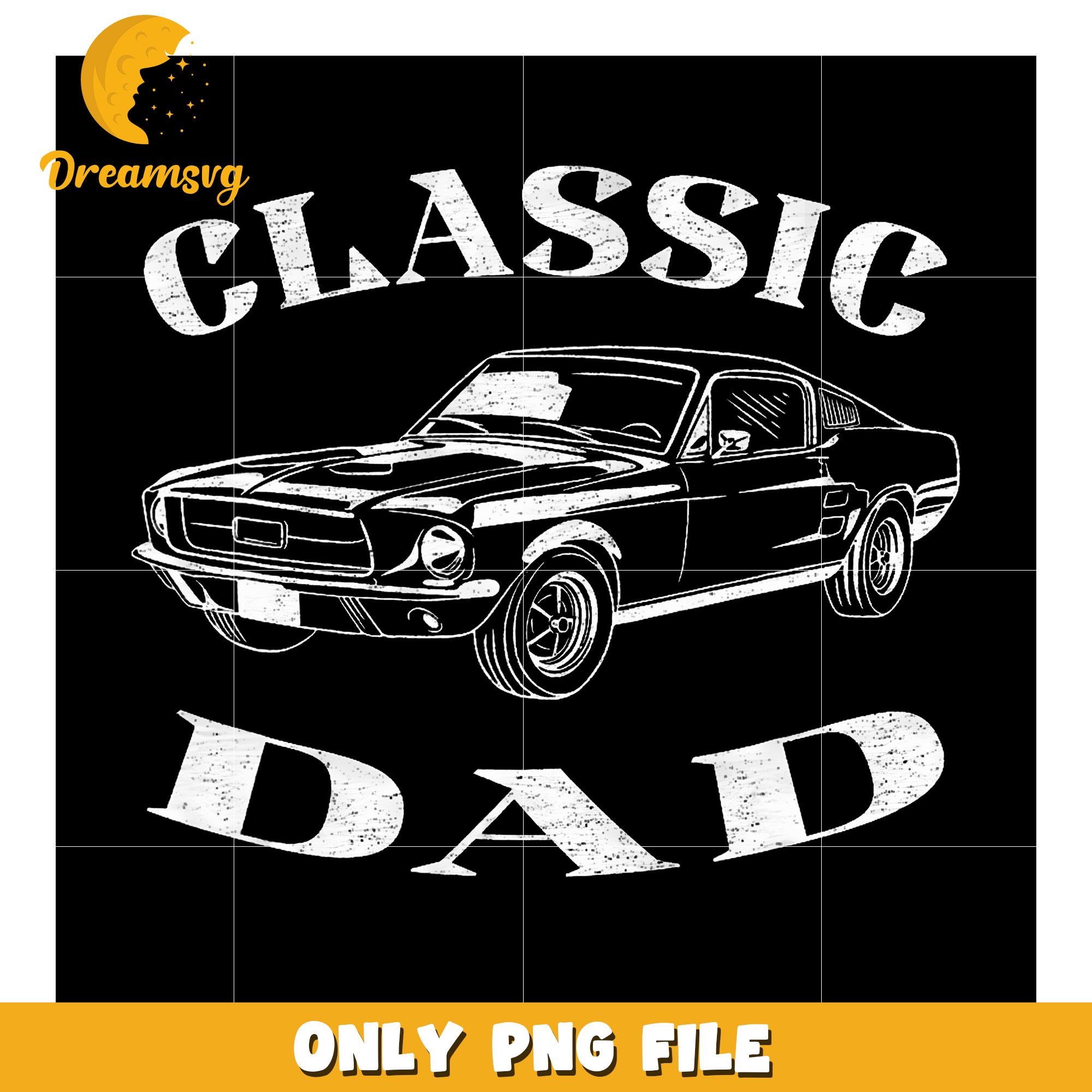 Funny Dad Classic Car png, memes png, classic dad png