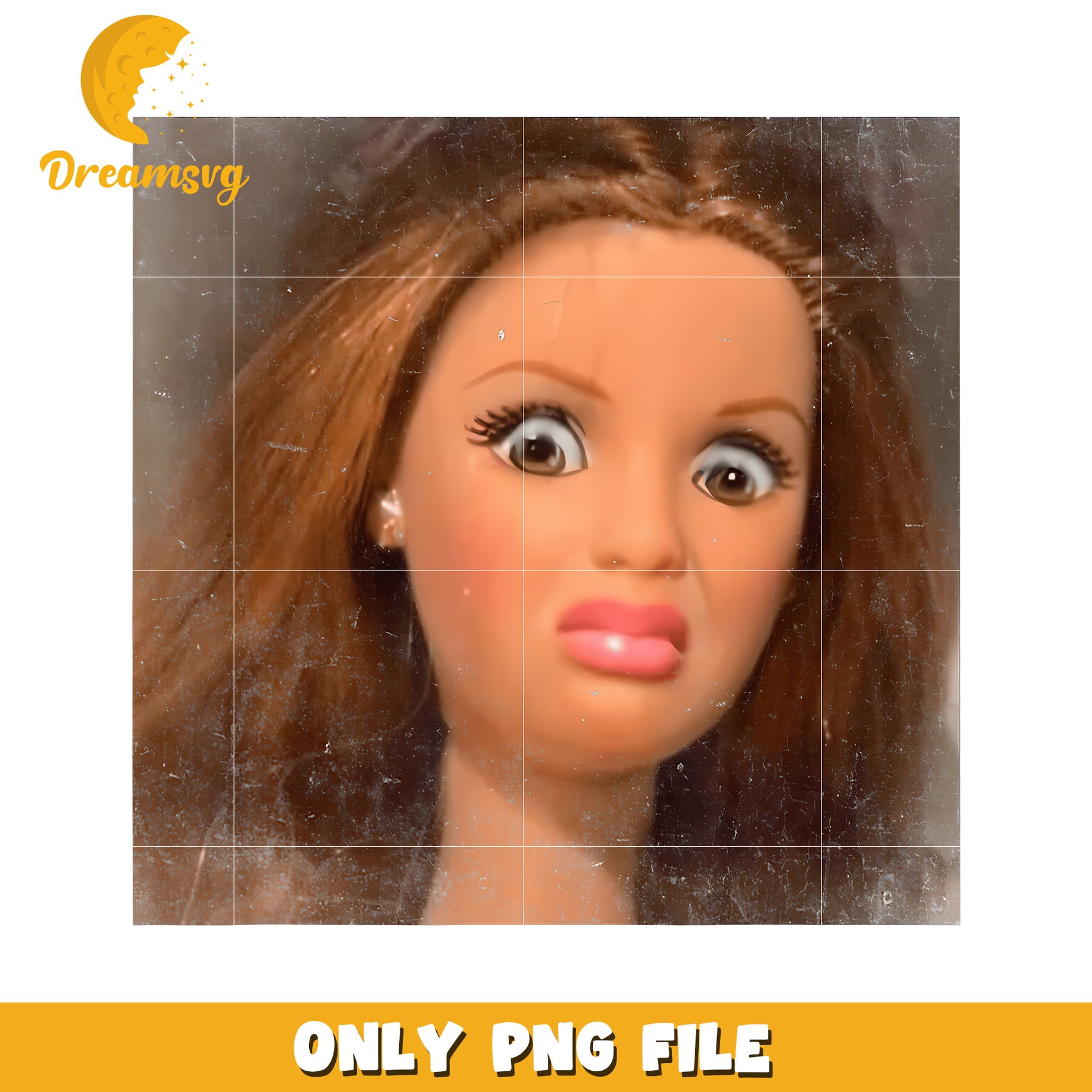 Funny Disgusting Doll Face png, funny jokes​ png, funny meme png