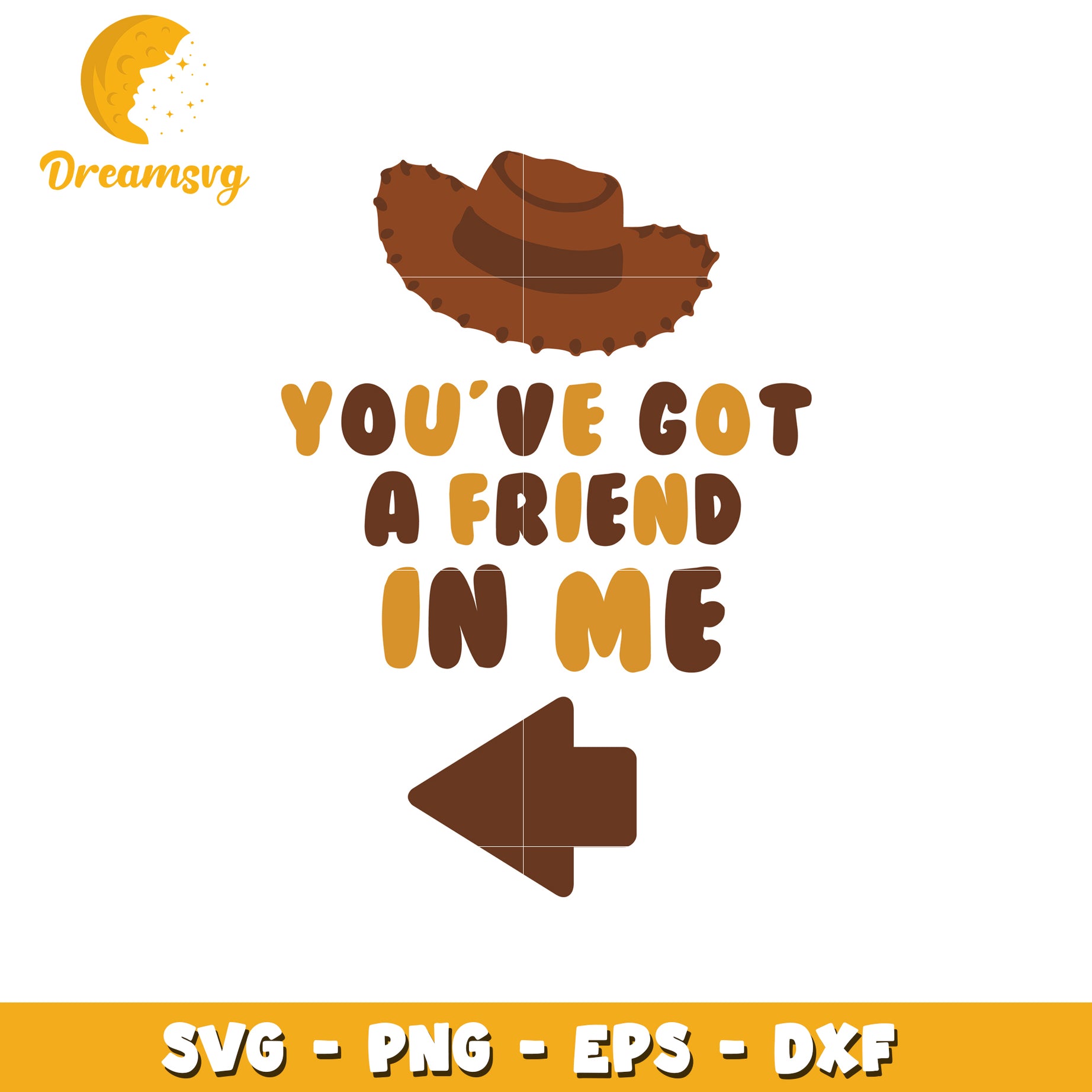 Funny Friend Quote SVG Design for Creative Projects