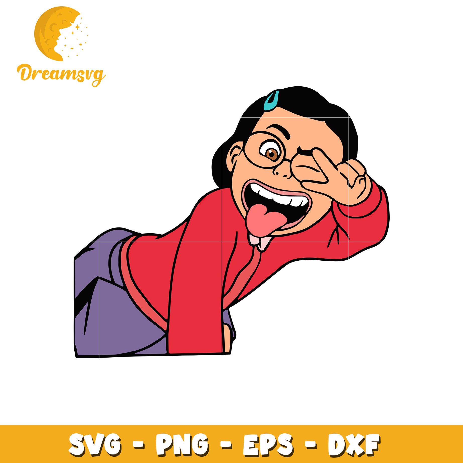 Funny Girl SVG PNG EPS DXF Cut File