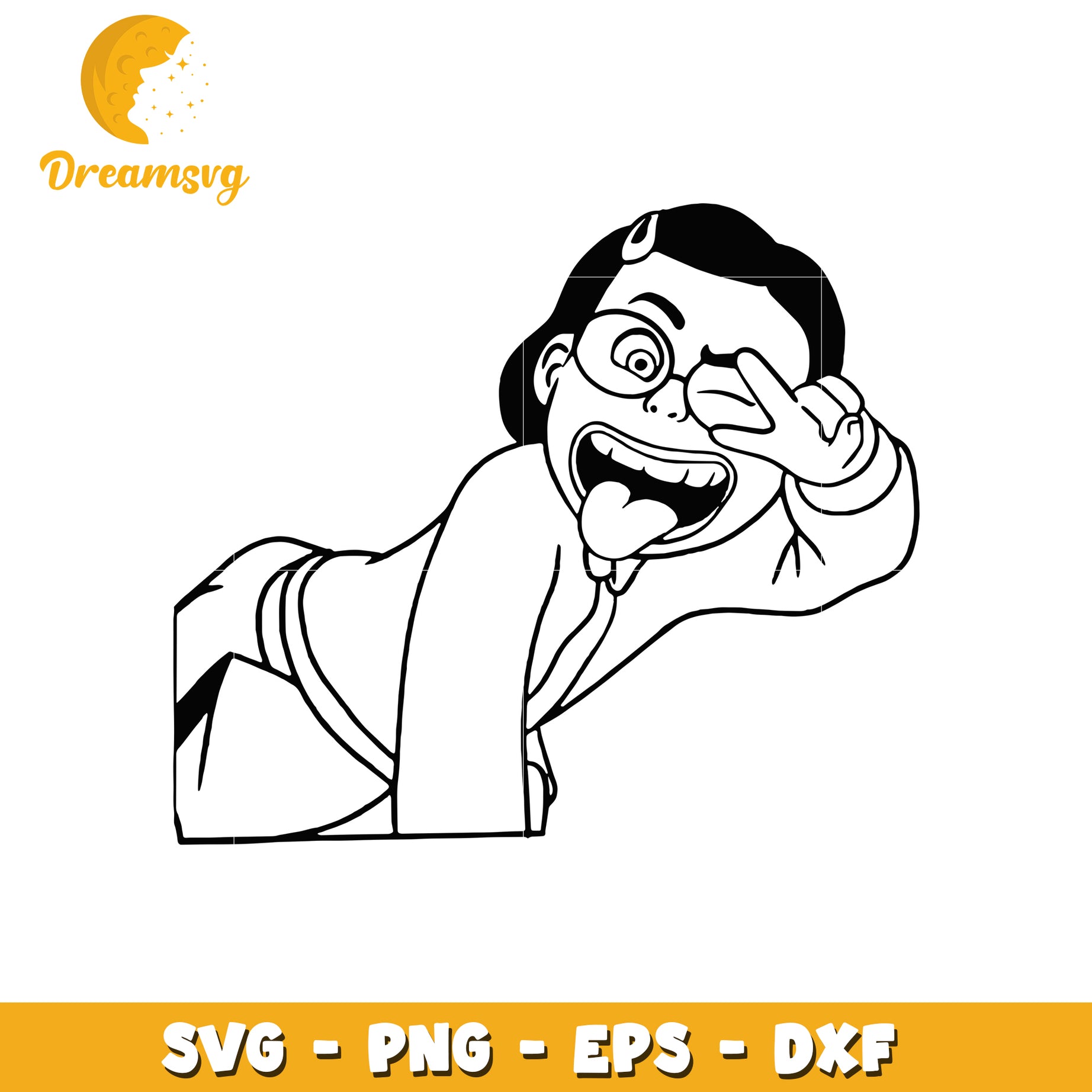 Funny Girl SVG PNG EPS DXF Cut Files