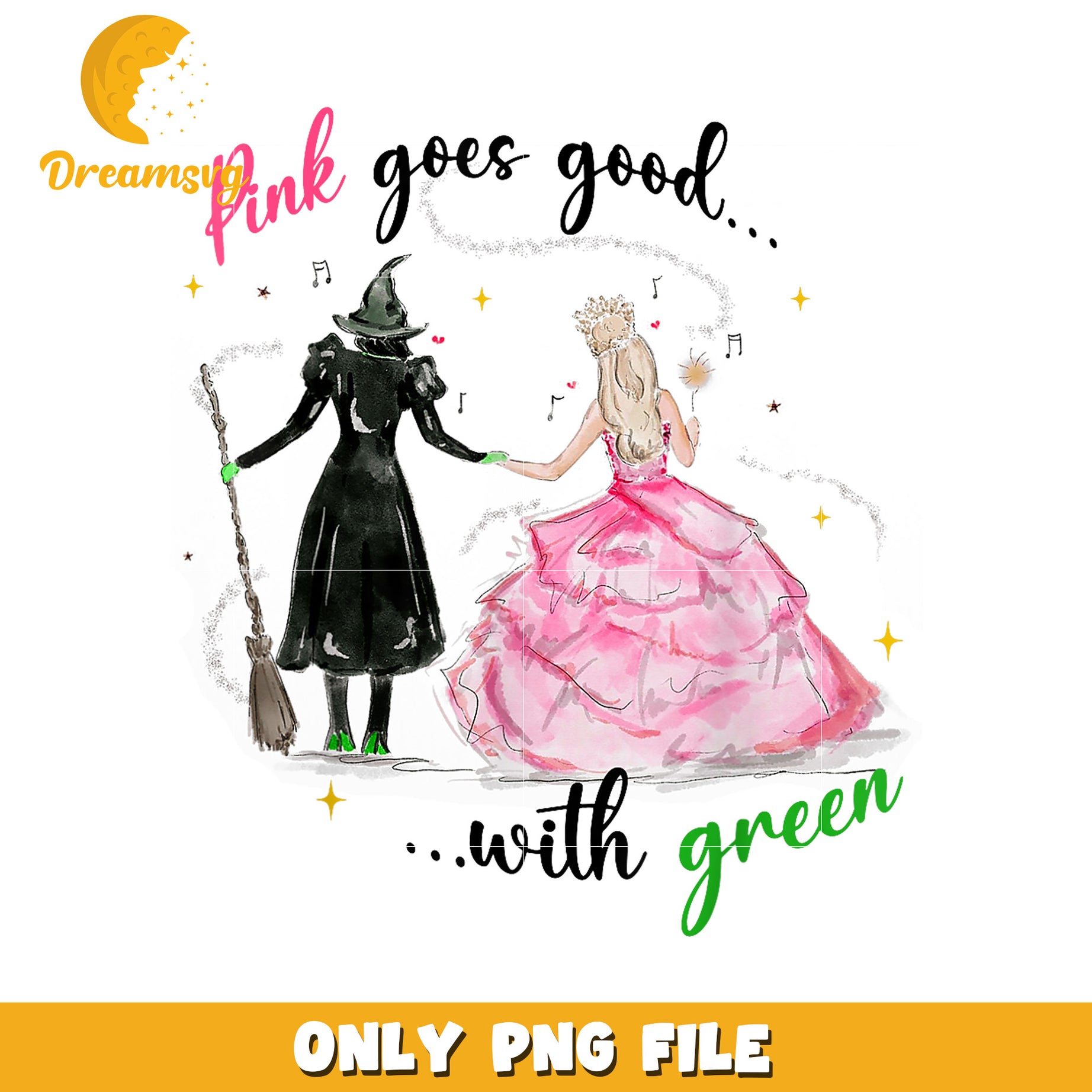 Funny Halloween Witch png, wicked​ 2024 png, wicked emerald city png