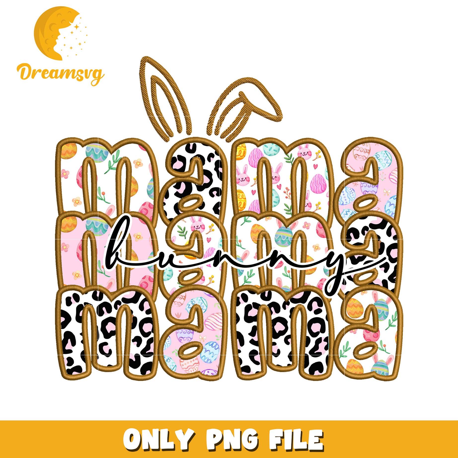 Funny Mama Design PNG File for Crafting and Printing