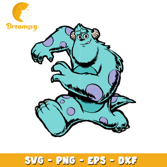 Funny Monster Character SVG Clipart for Crafts and Design