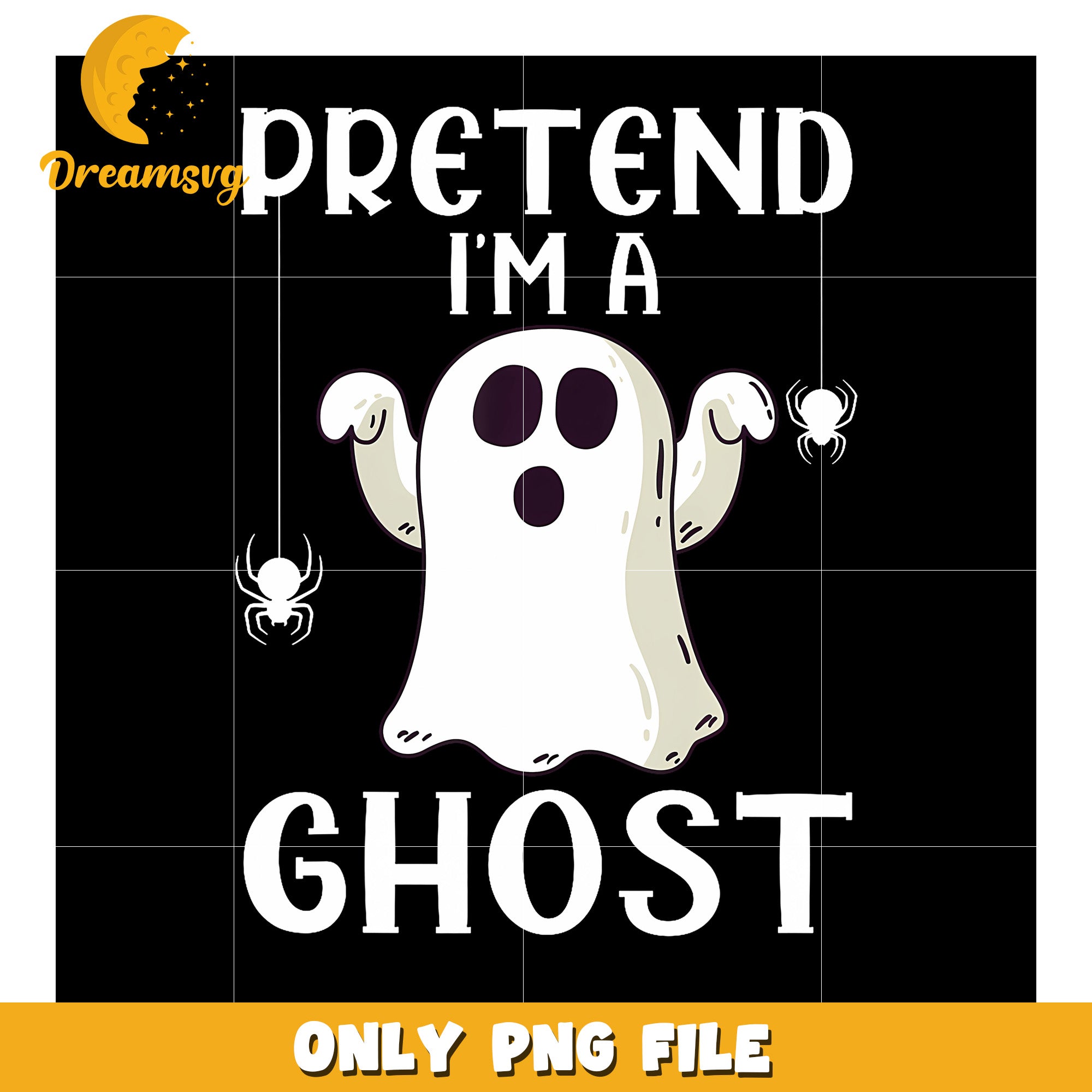 Funny Pretend I'M A Ghost Lazy png, funny memes​ png,  funny ghost png